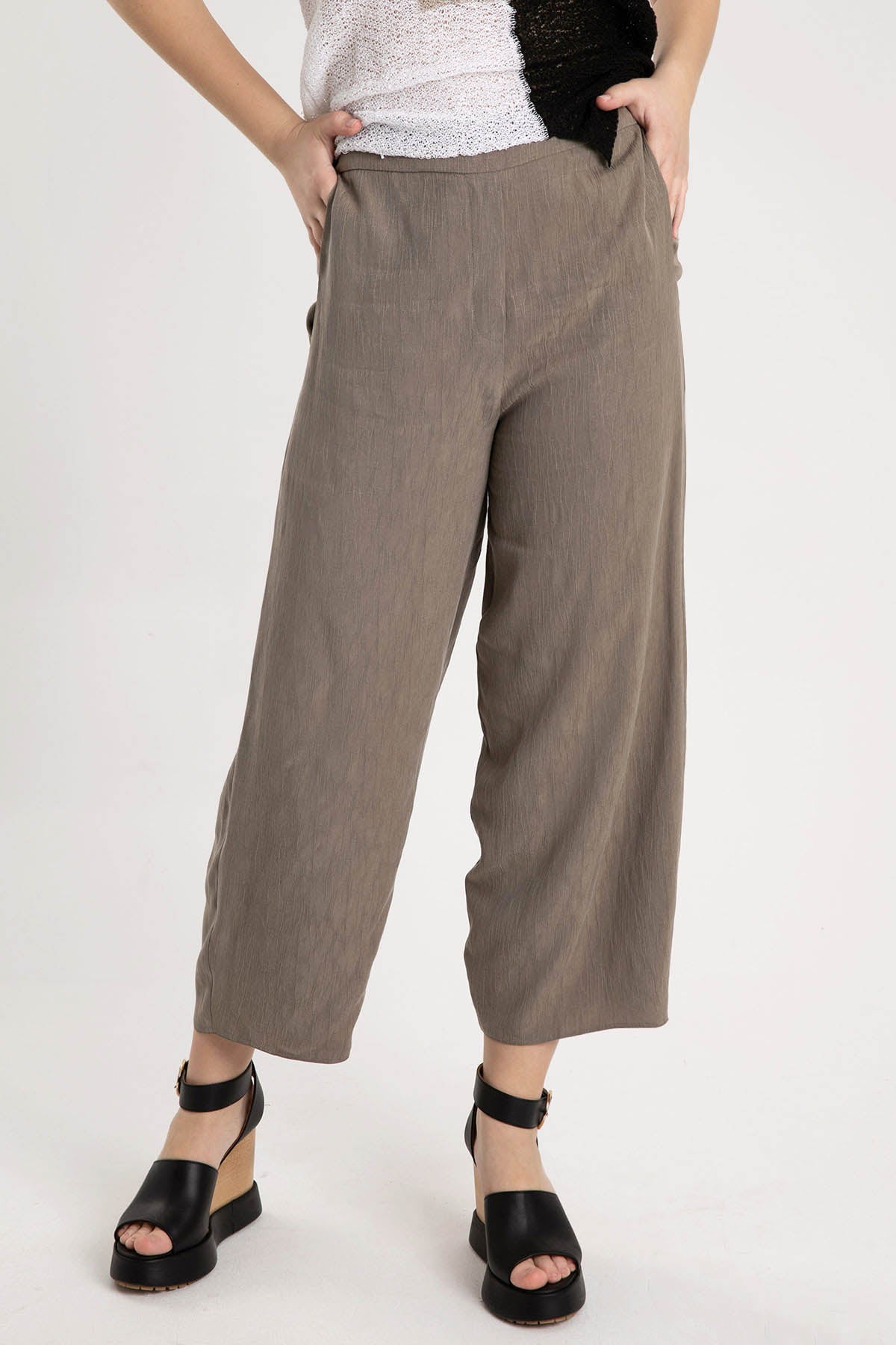 Crea Concept Yüksek Bel Crop Pantolon-Libas Trendy Fashion Store