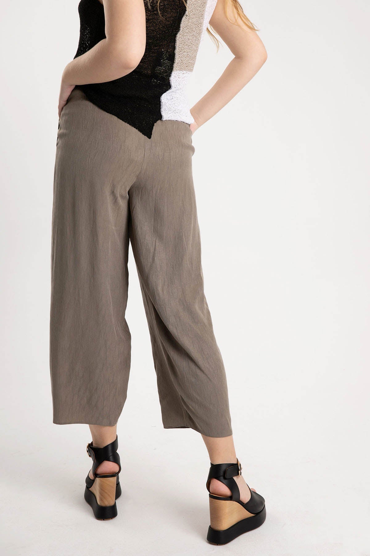 Crea Concept Yüksek Bel Crop Pantolon-Libas Trendy Fashion Store