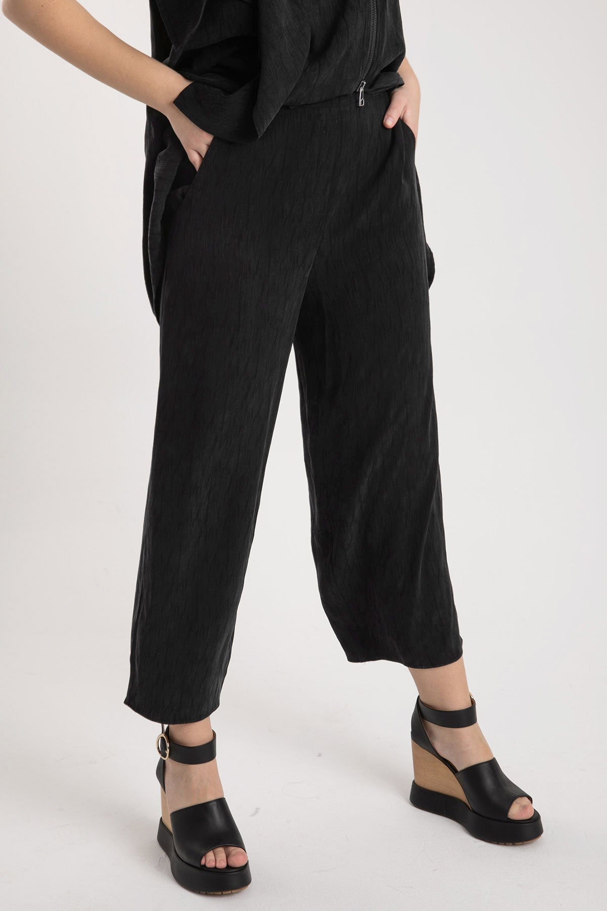 Crea Concept Beli Lastikli Yüksek Bel Pantolon-Libas Trendy Fashion Store