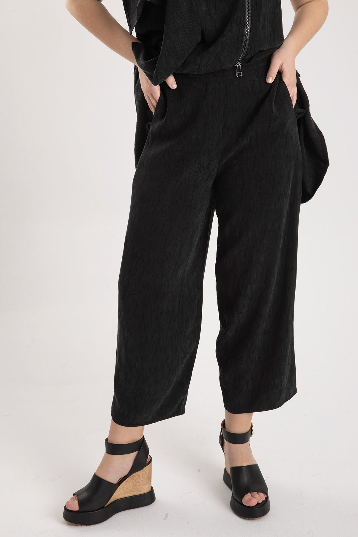 Crea Concept Beli Lastikli Yüksek Bel Pantolon-Libas Trendy Fashion Store