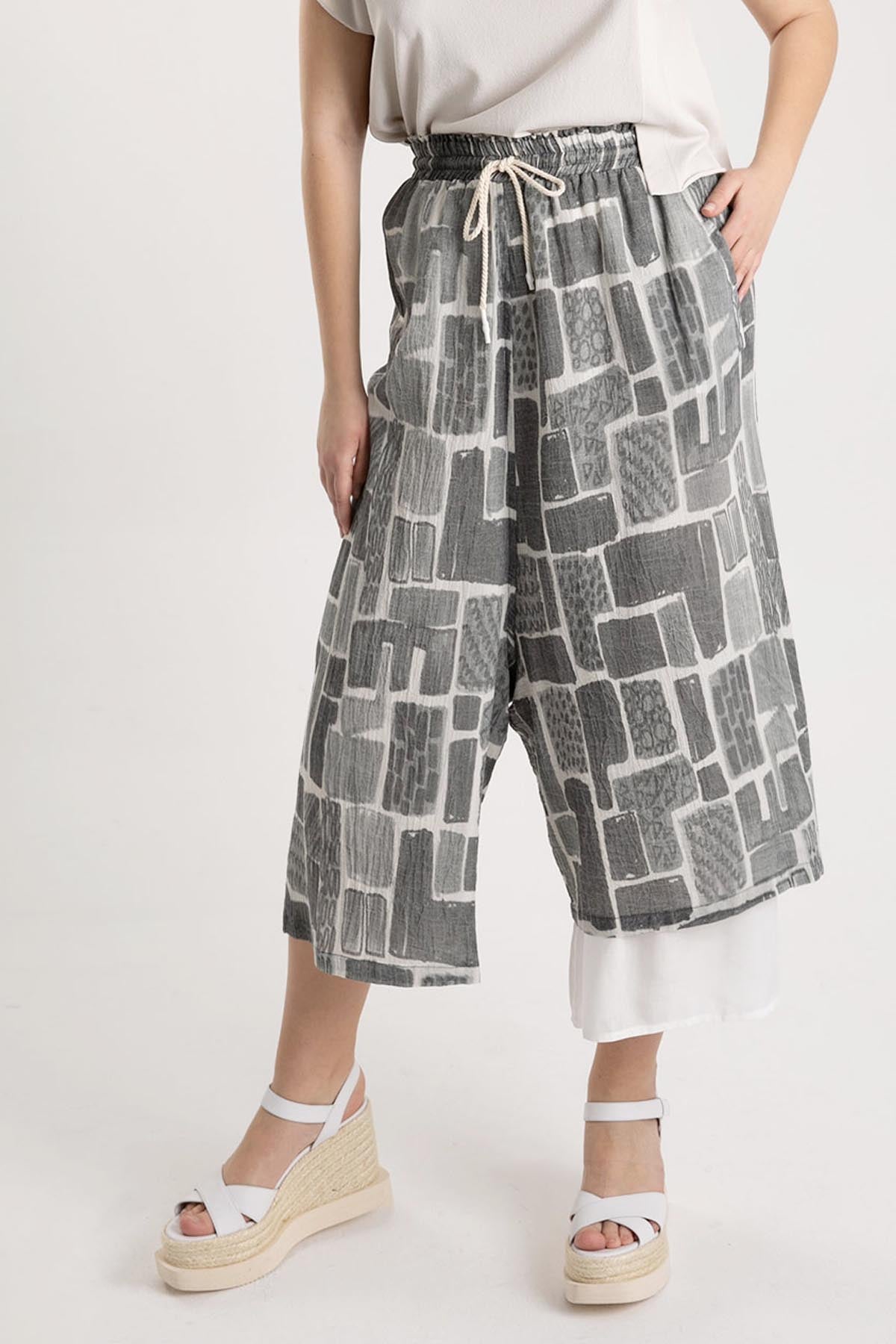 Crea Concept Beli Lastikli Paça Detaylı Pantolon-Libas Trendy Fashion Store