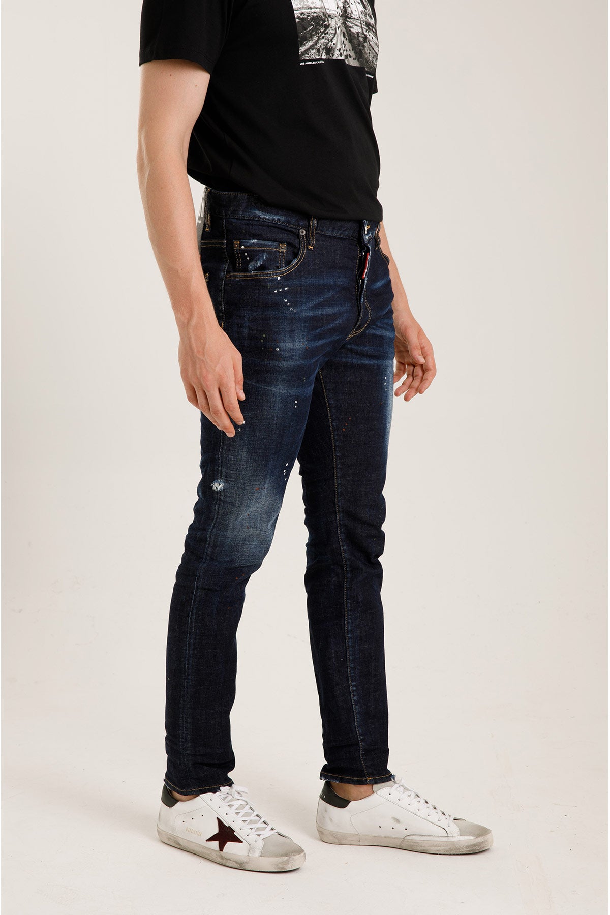 Dsquared Ibrahimovic Icon Skater Jeans-Libas Trendy Fashion Store