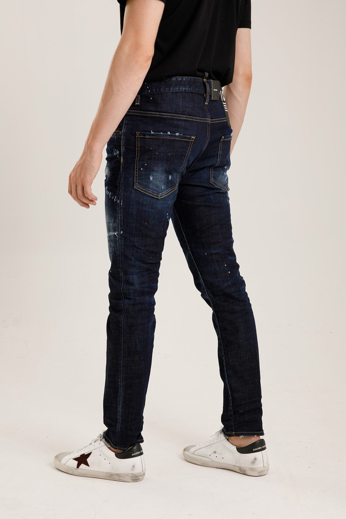 Dsquared Ibrahimovic Icon Skater Jeans-Libas Trendy Fashion Store