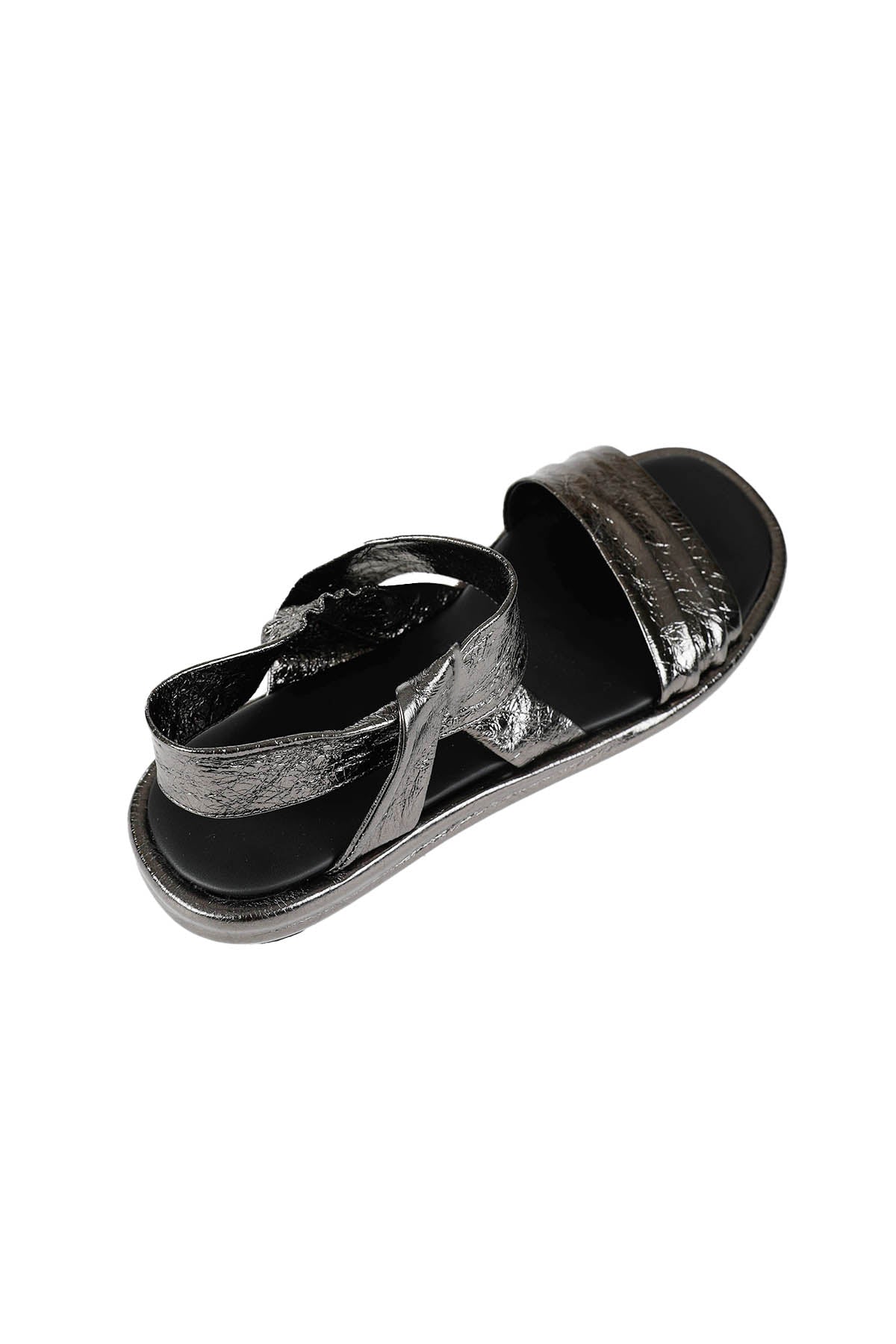 Fruit Metalik Deri Sandalet-Libas Trendy Fashion Store