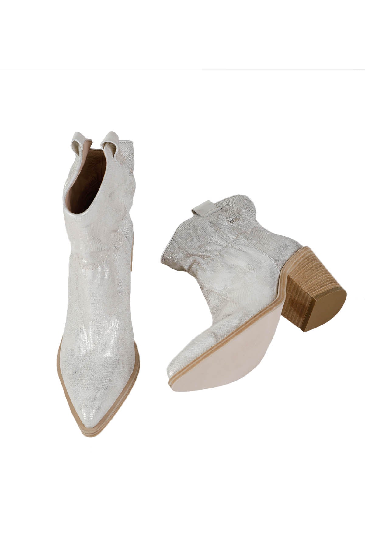 Fruit Western Sivri Burun Topuklu Bot-Libas Trendy Fashion Store