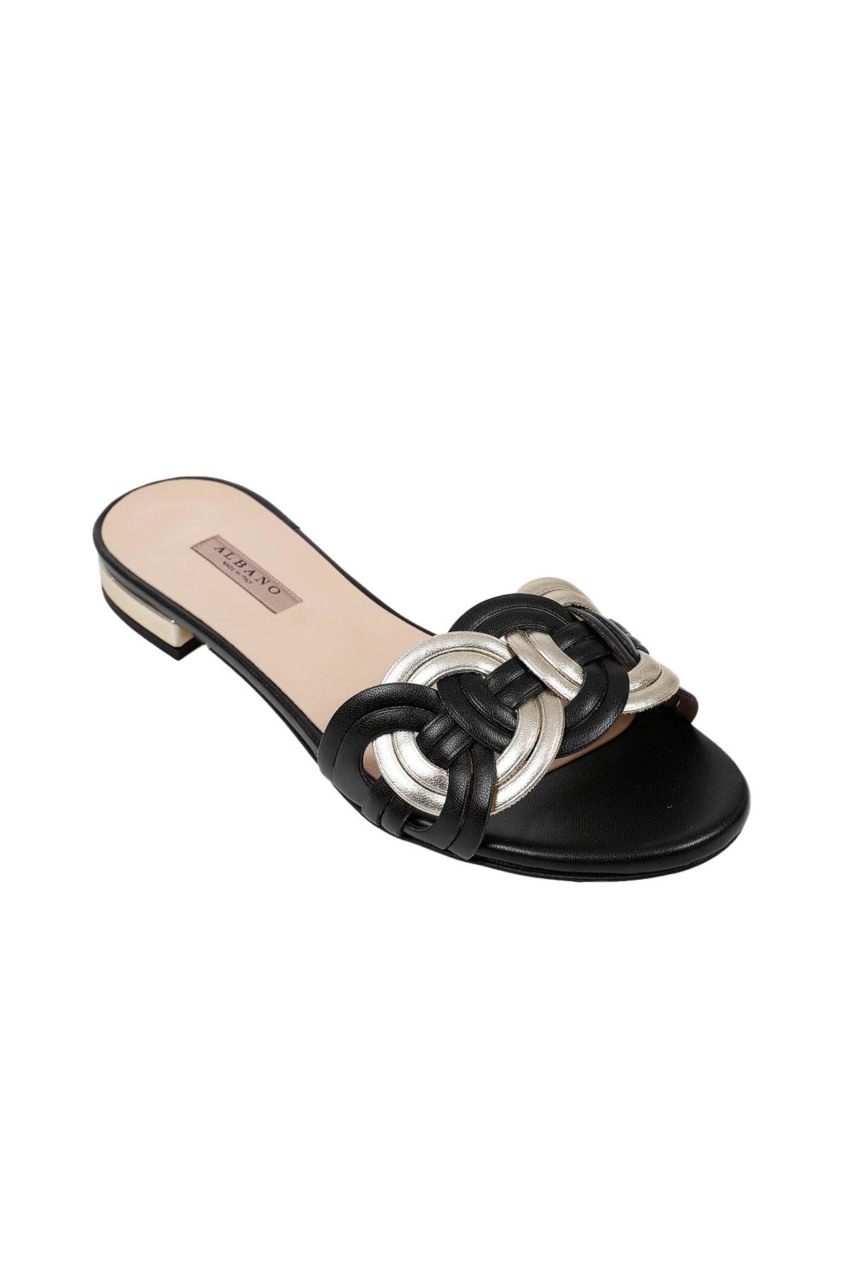 Albano Deri Örgü Terlik-Libas Trendy Fashion Store