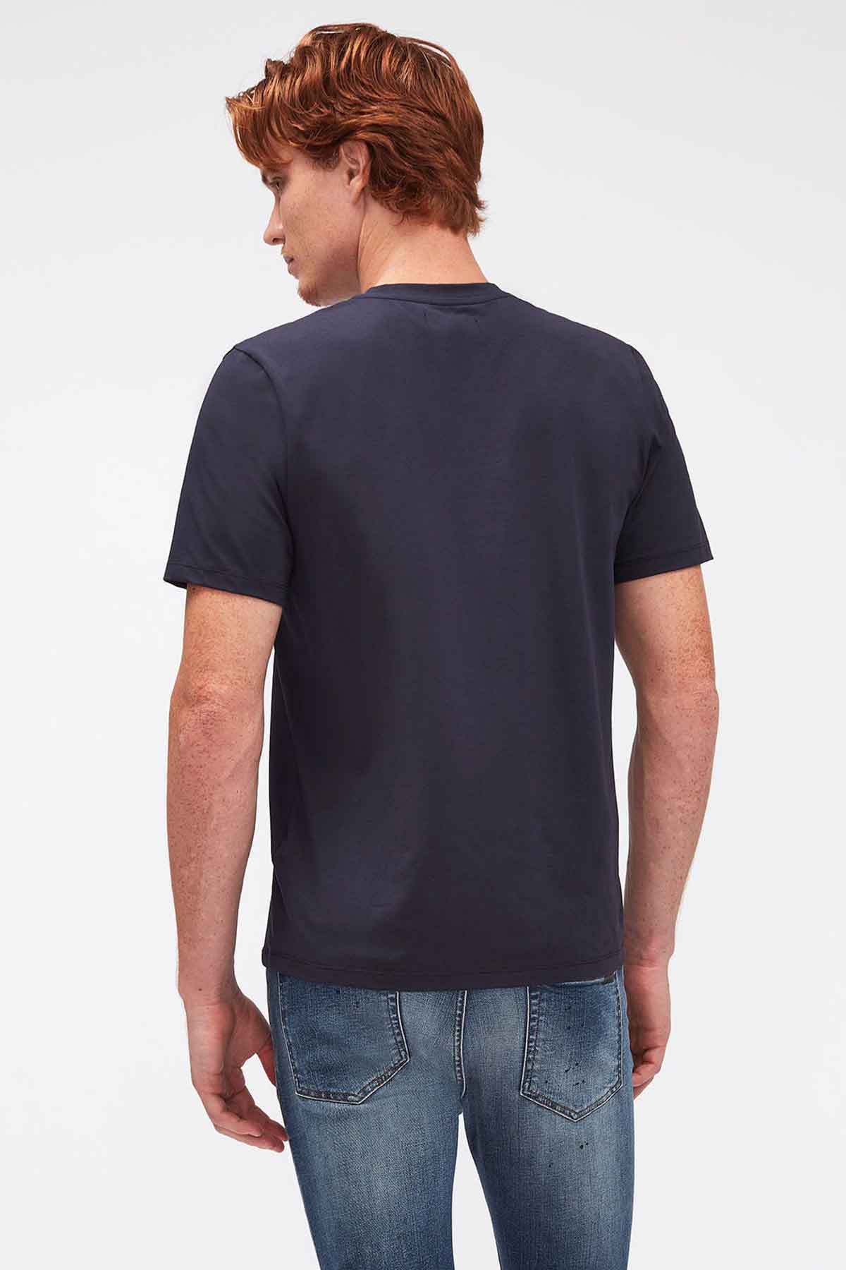 7 For All Mankind Yuvarlak Yaka Basic T-shirt-Libas Trendy Fashion Store