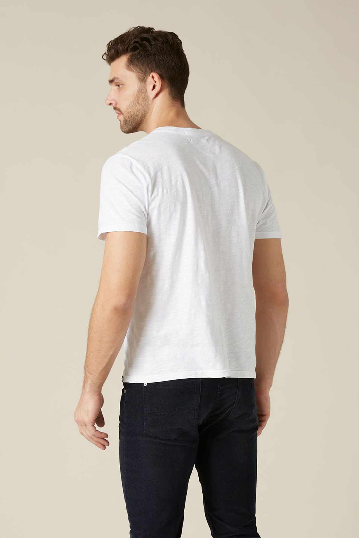 7 For All Mankind V Yaka Basic T-shirt-Libas Trendy Fashion Store