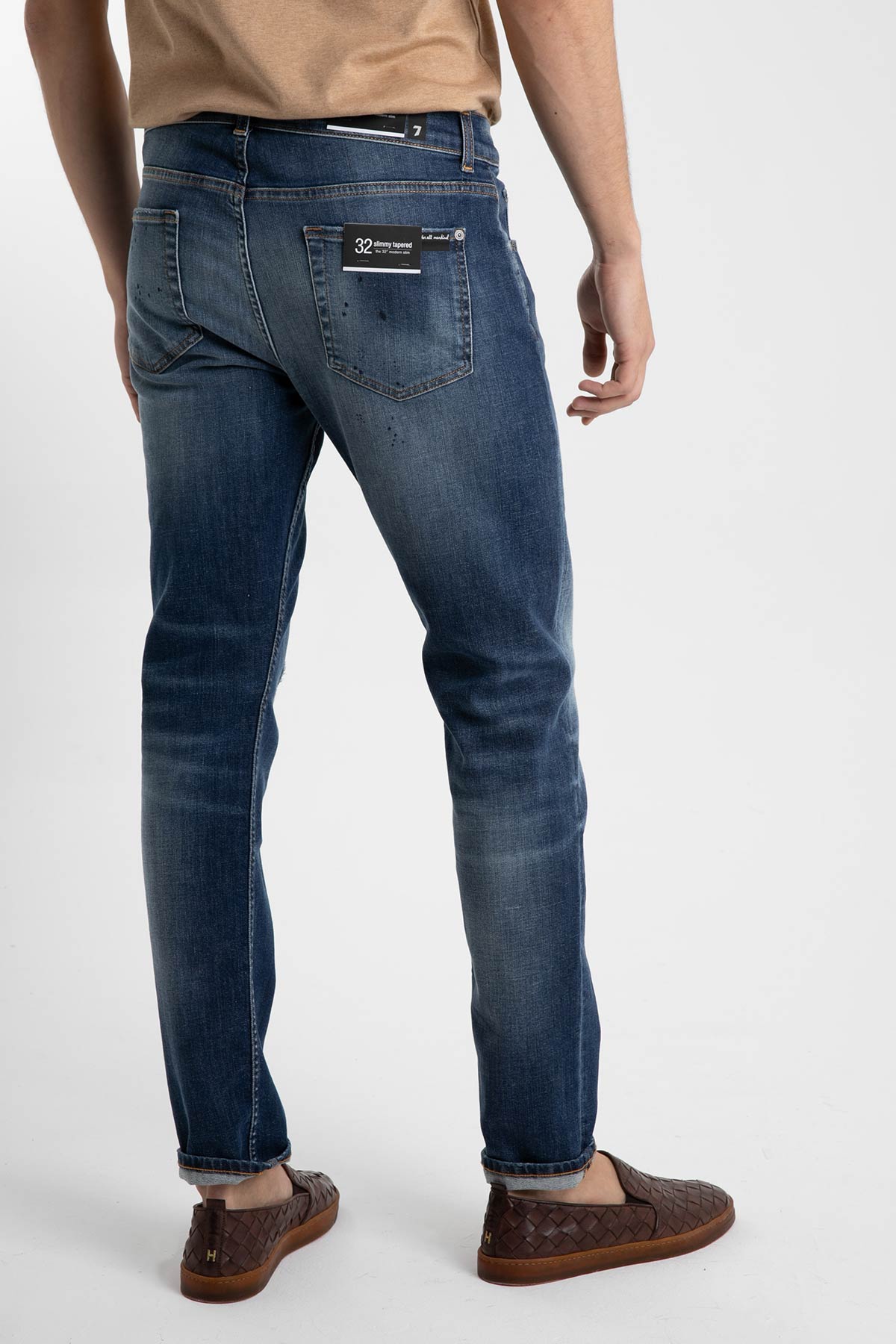 7 For All Mankind Slimmy Tapered Fit Jeans-Libas Trendy Fashion Store