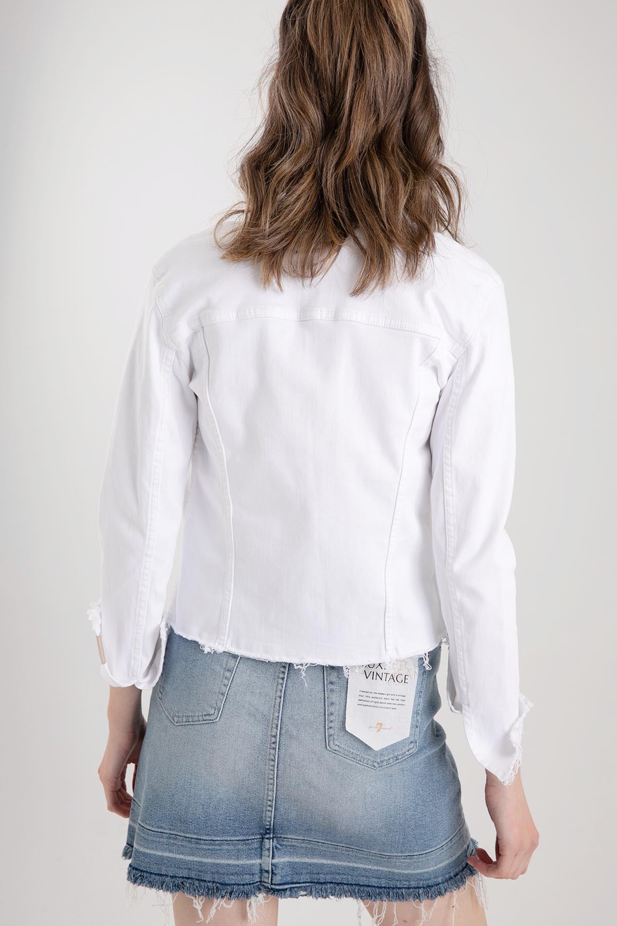 7 For All Mankind B Air Streç Jean Ceket-Libas Trendy Fashion Store