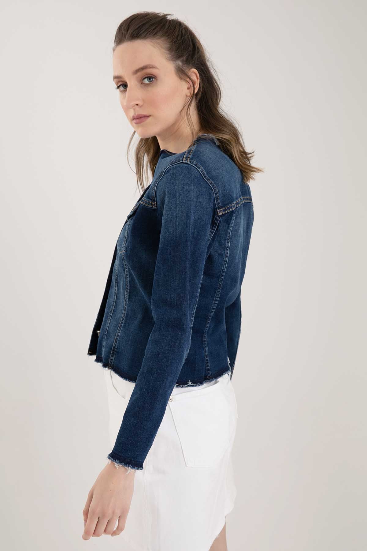 7 For All Mankind B Air Streç Jean Ceket-Libas Trendy Fashion Store