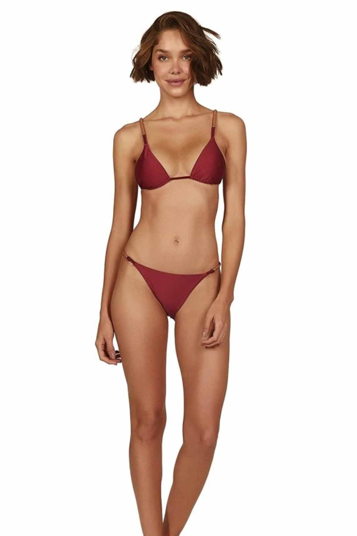 Vix Solid Elis Tri Paralell Üçgen Bikini-Libas Trendy Fashion Store