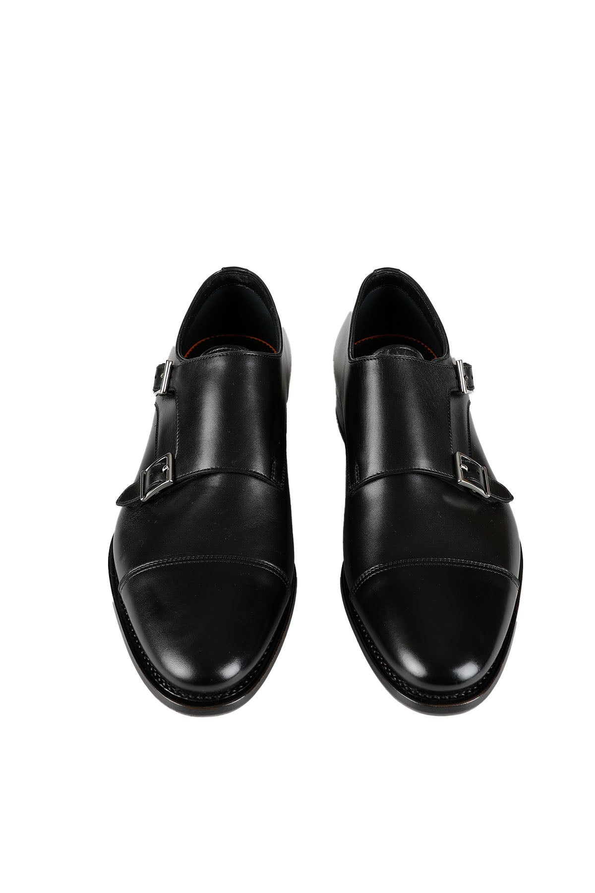 Santoni Çift Tokalı Monk Strap Ayakkabı-Libas Trendy Fashion Store