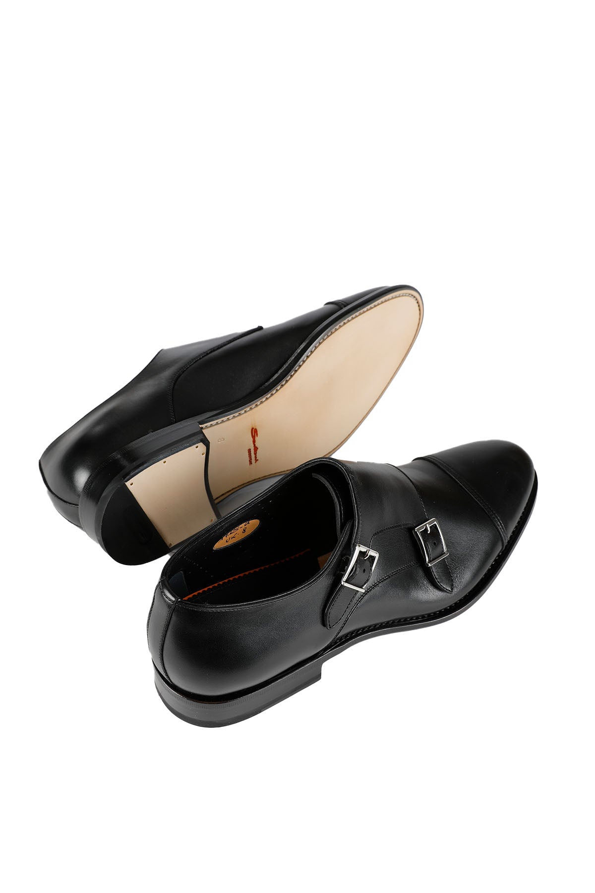 Santoni Çift Tokalı Monk Strap Ayakkabı-Libas Trendy Fashion Store