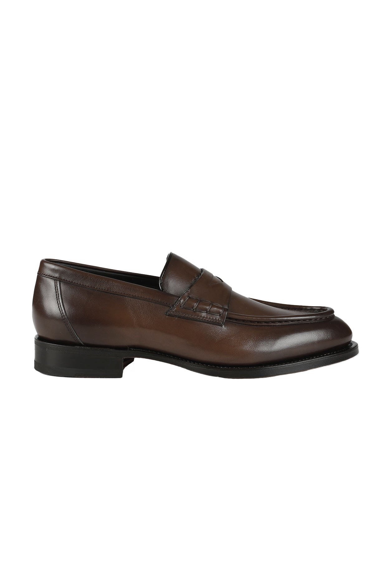 Santoni Deri Loafer Ayakkabı-Libas Trendy Fashion Store