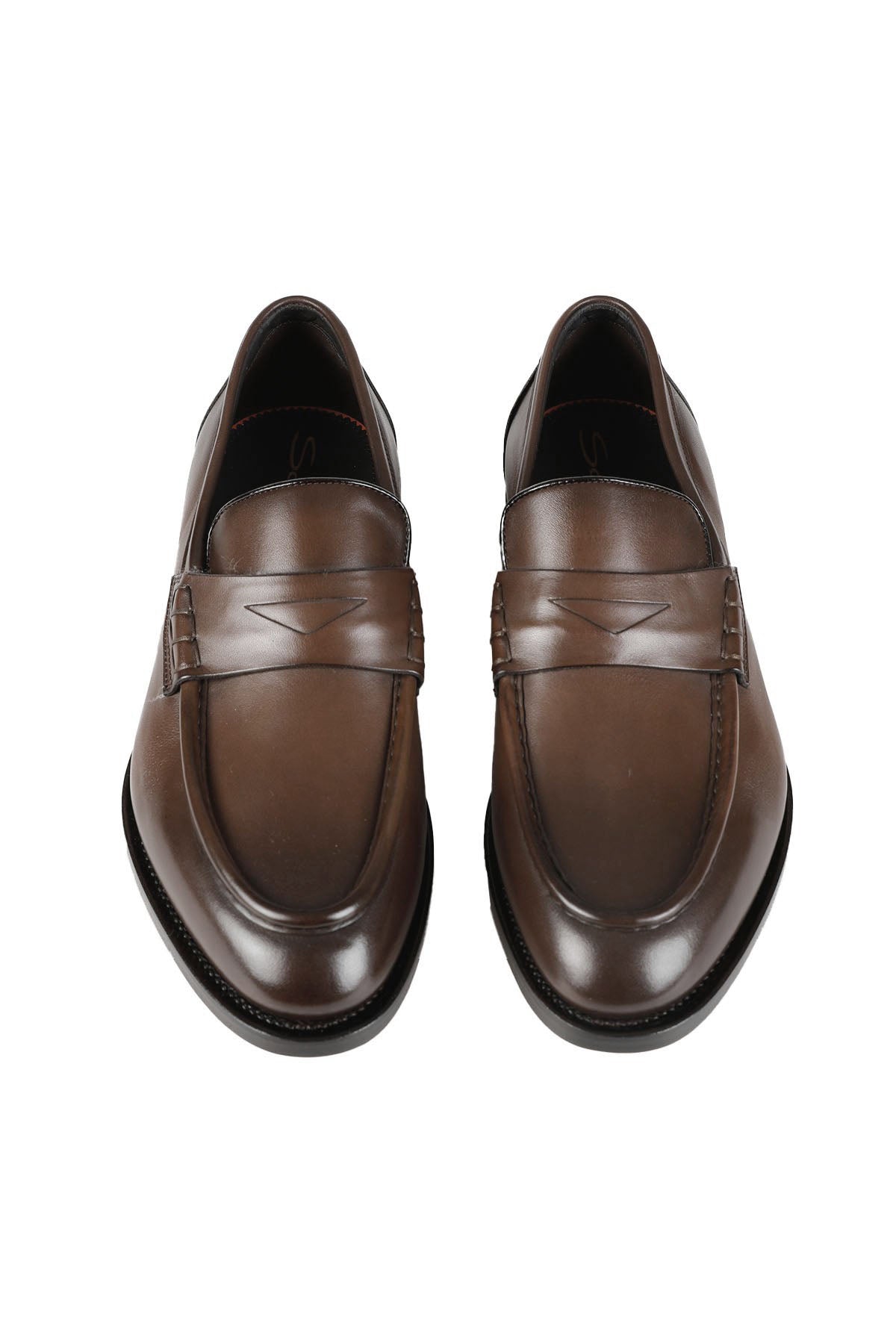 Santoni Deri Loafer Ayakkabı-Libas Trendy Fashion Store