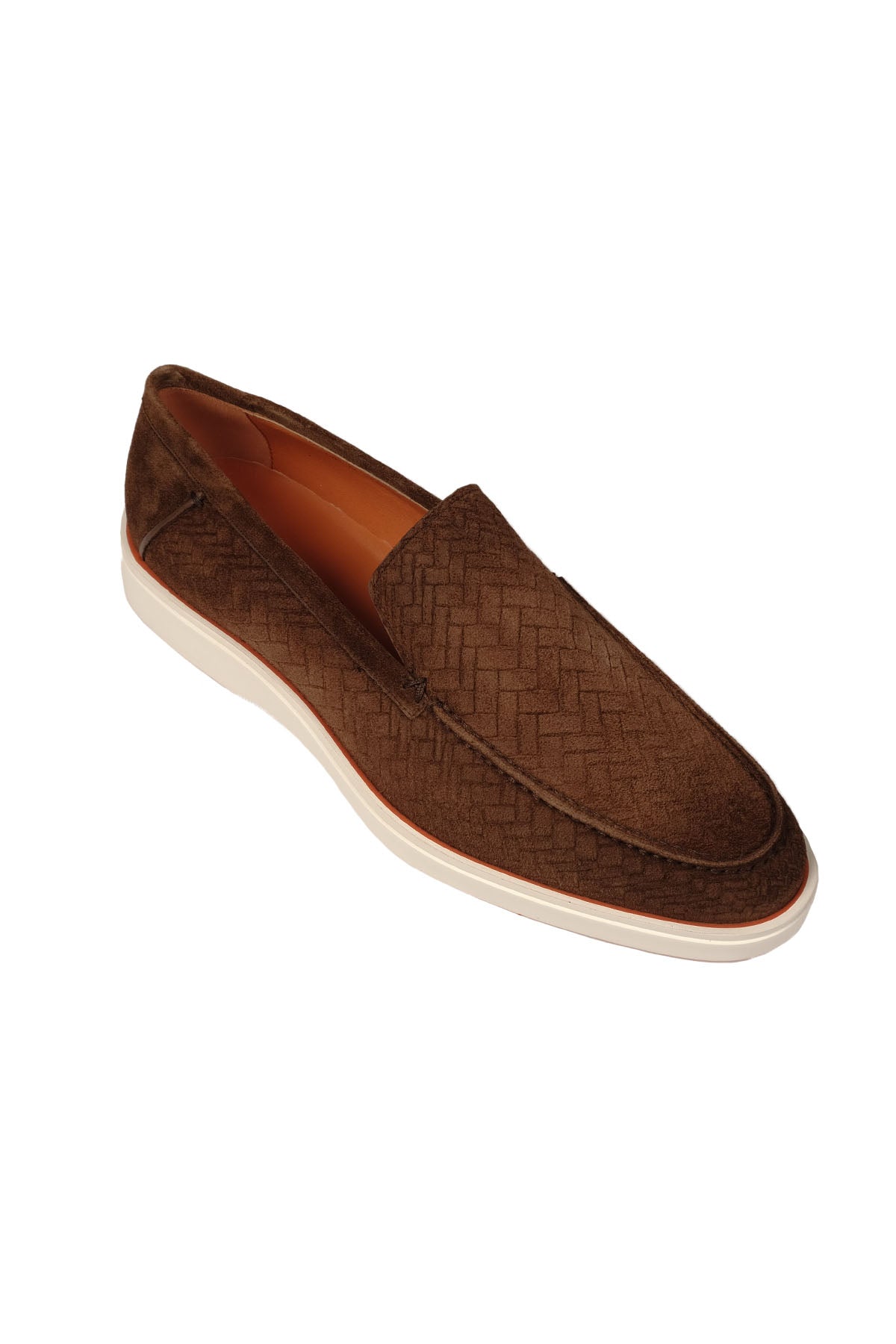 Santoni Örgü Süet Loafer Ayakkabı-Libas Trendy Fashion Store