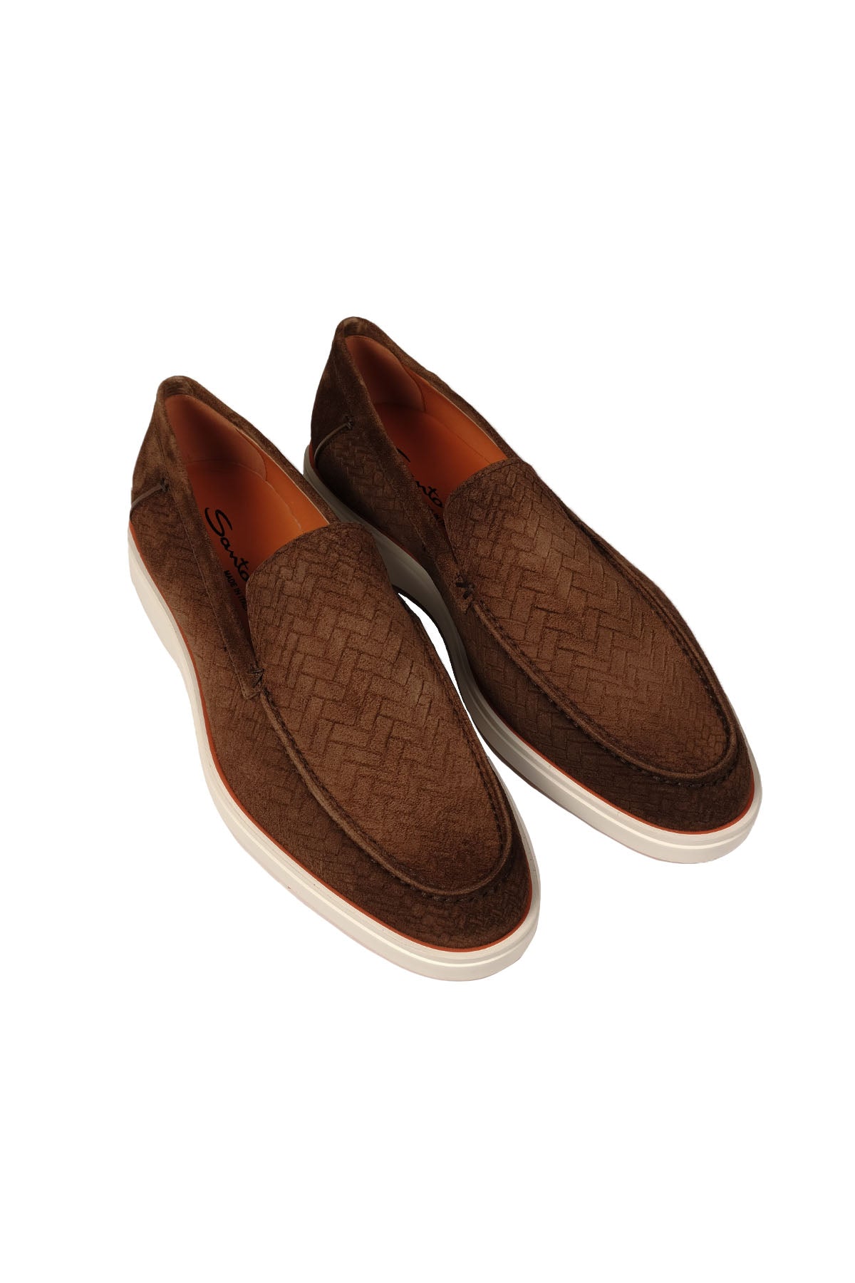 Santoni Örgü Süet Loafer Ayakkabı-Libas Trendy Fashion Store