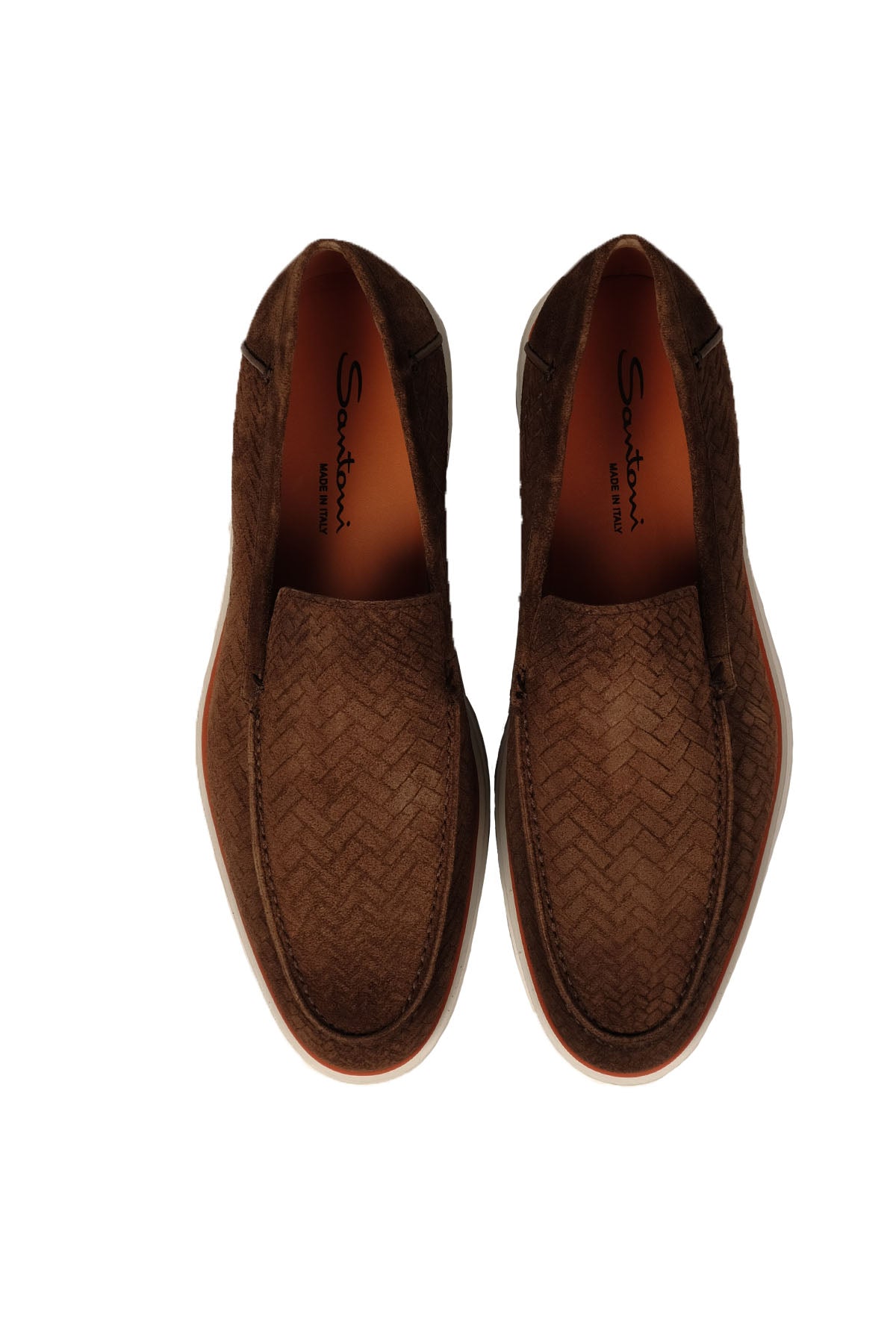 Santoni Örgü Süet Loafer Ayakkabı-Libas Trendy Fashion Store