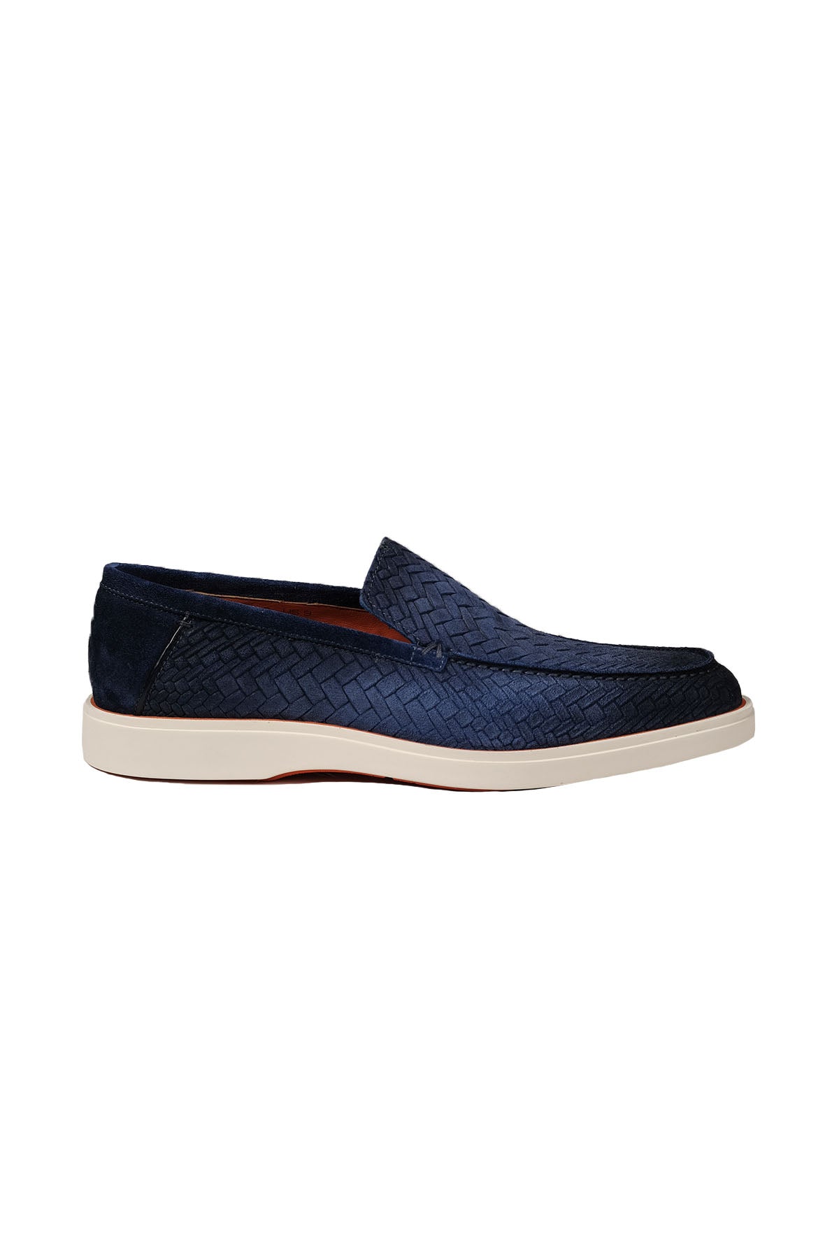 Santoni Örgü Süet Loafer Ayakkabı-Libas Trendy Fashion Store