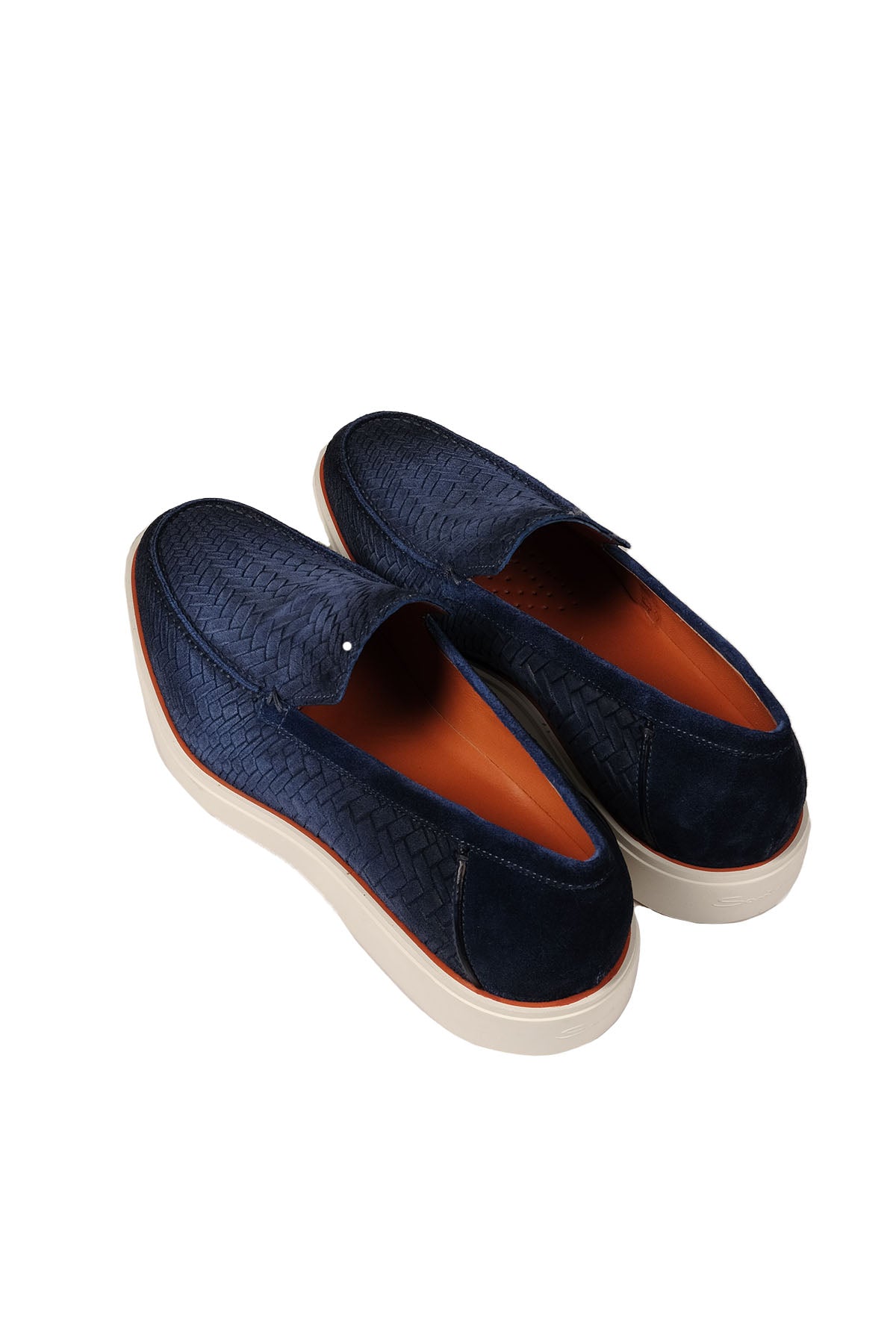 Santoni Örgü Süet Loafer Ayakkabı-Libas Trendy Fashion Store
