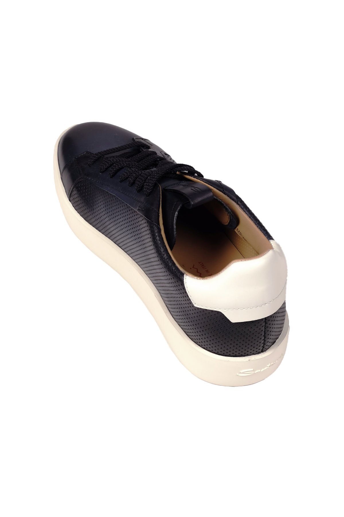 Santoni Baskılı Deri Sneaker Ayakkabı-Libas Trendy Fashion Store