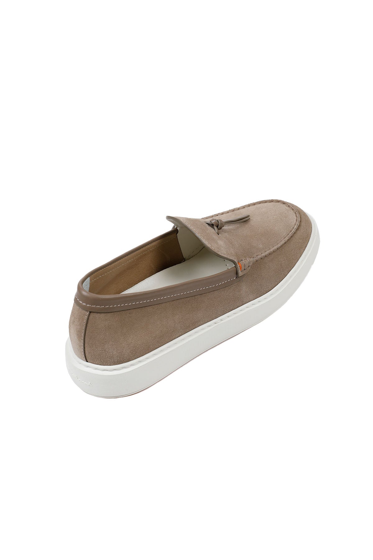 Santoni Nubuk Püsküllü Deri Loafer Ayakkabı-Libas Trendy Fashion Store