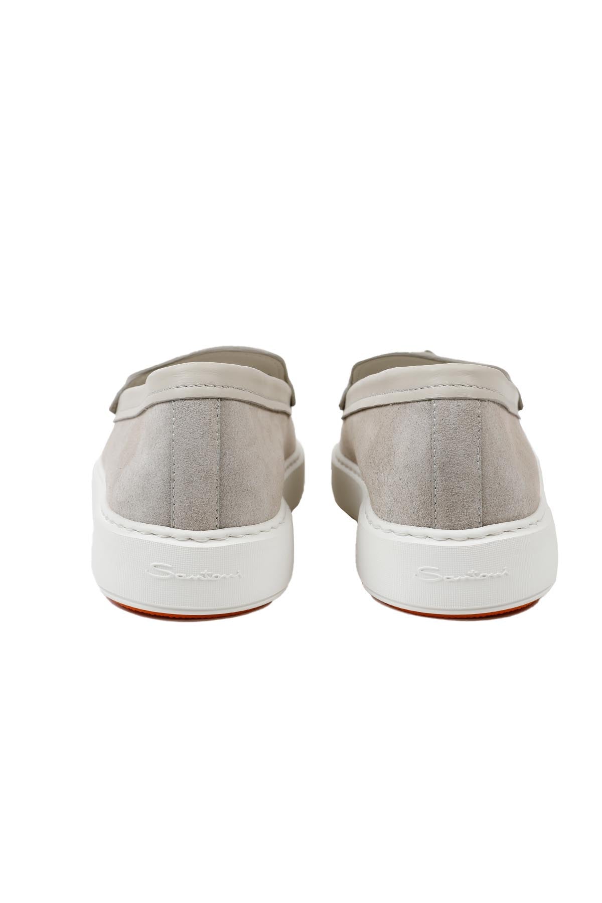 Santoni Nubuk Püsküllü Deri Loafer Ayakkabı-Libas Trendy Fashion Store