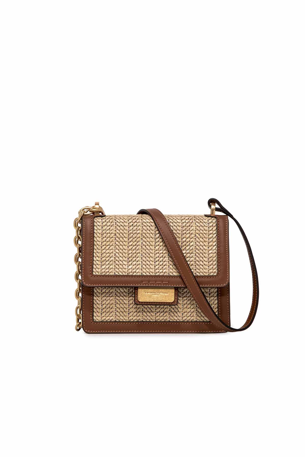 Gianni Chiarini Deri Detaylı Hasır Örgü Teresa Çanta-Libas Trendy Fashion Store