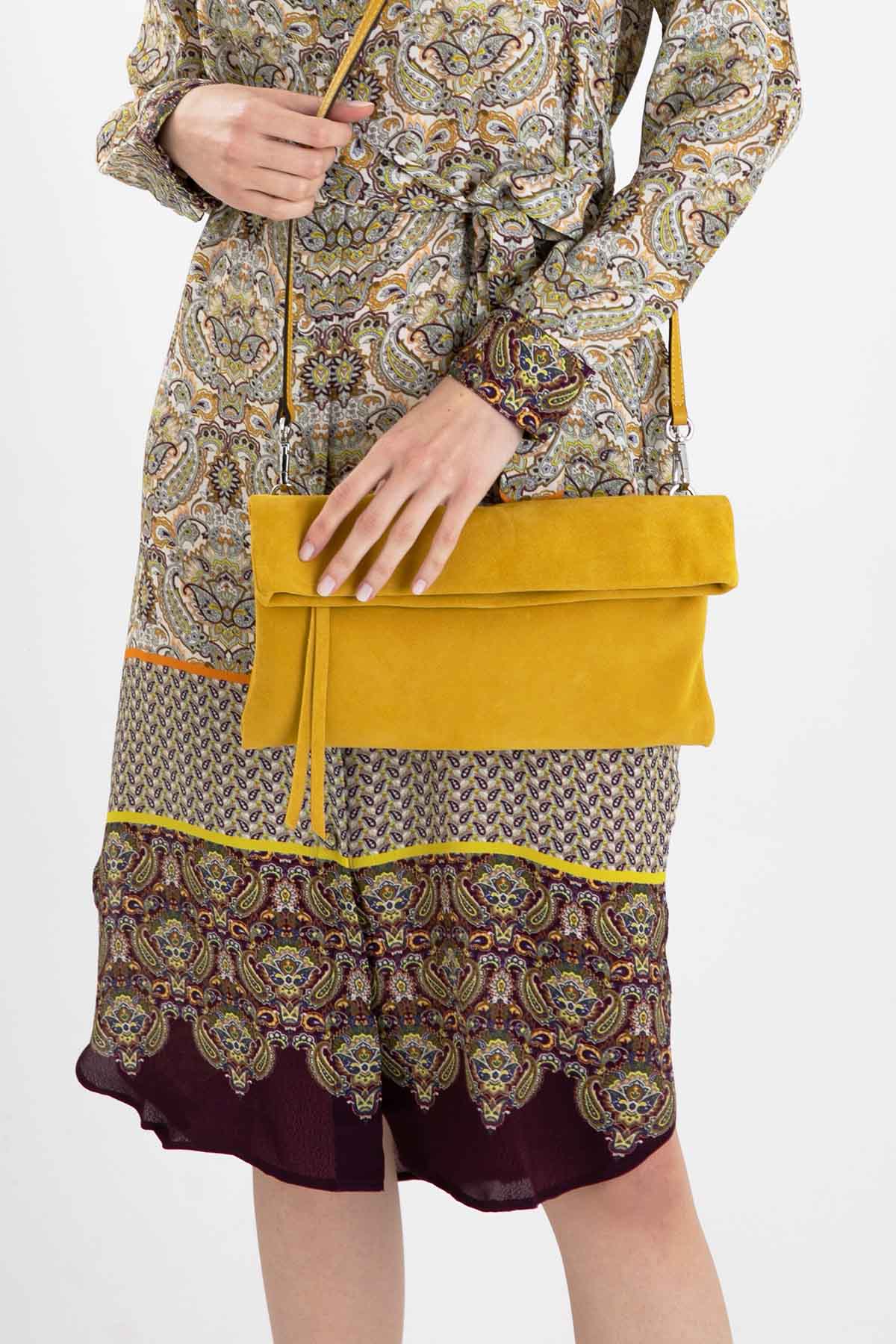 Gianni Chiarini Cherry Nubuk Deri Çanta-Libas Trendy Fashion Store