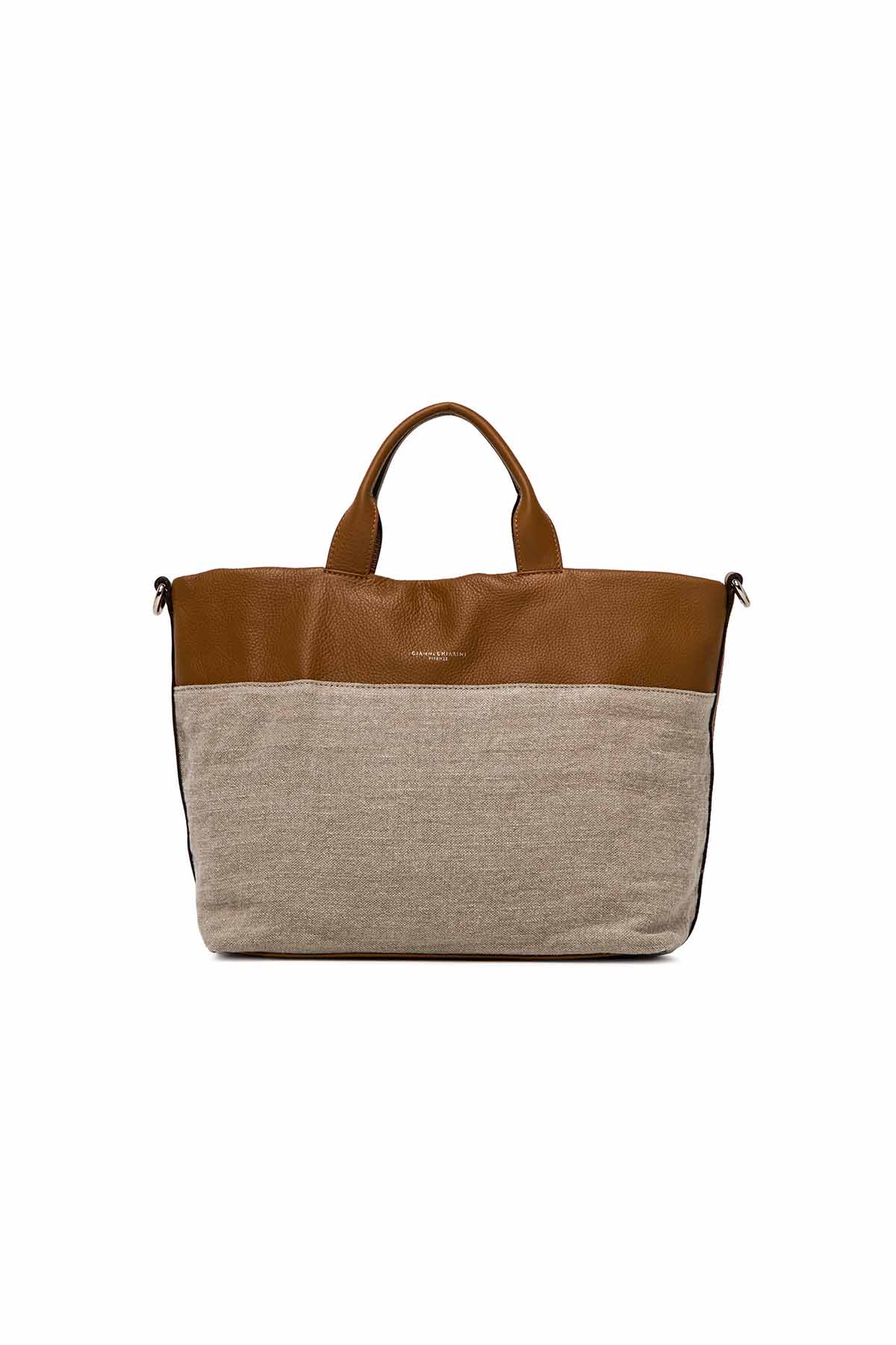 Gianni Chiarini Deri Kombinasyonlu Duna Çanta-Libas Trendy Fashion Store