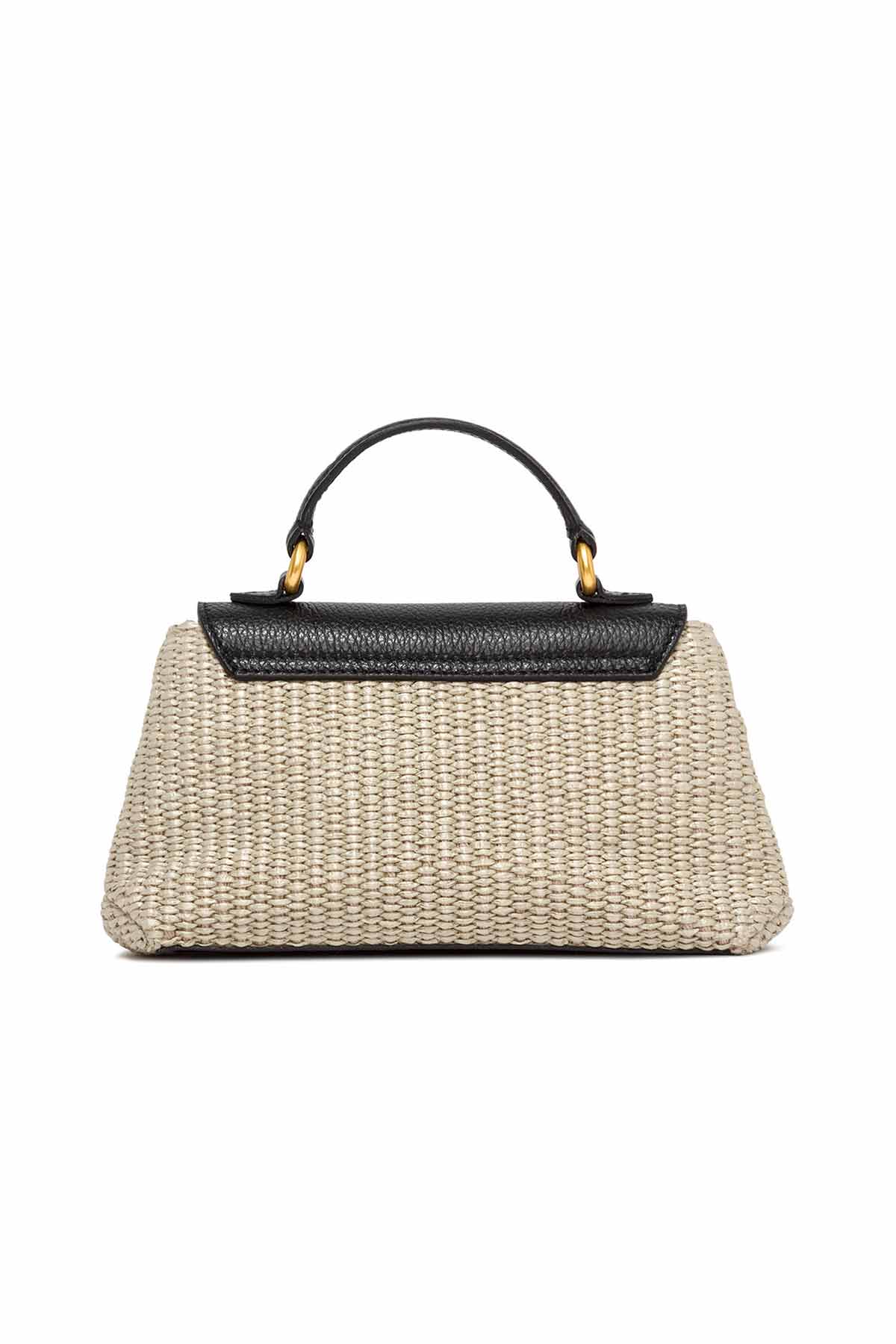 Gianni Chiarini Deri Kapaklı Hasır Örgü Rossella Çanta-Libas Trendy Fashion Store