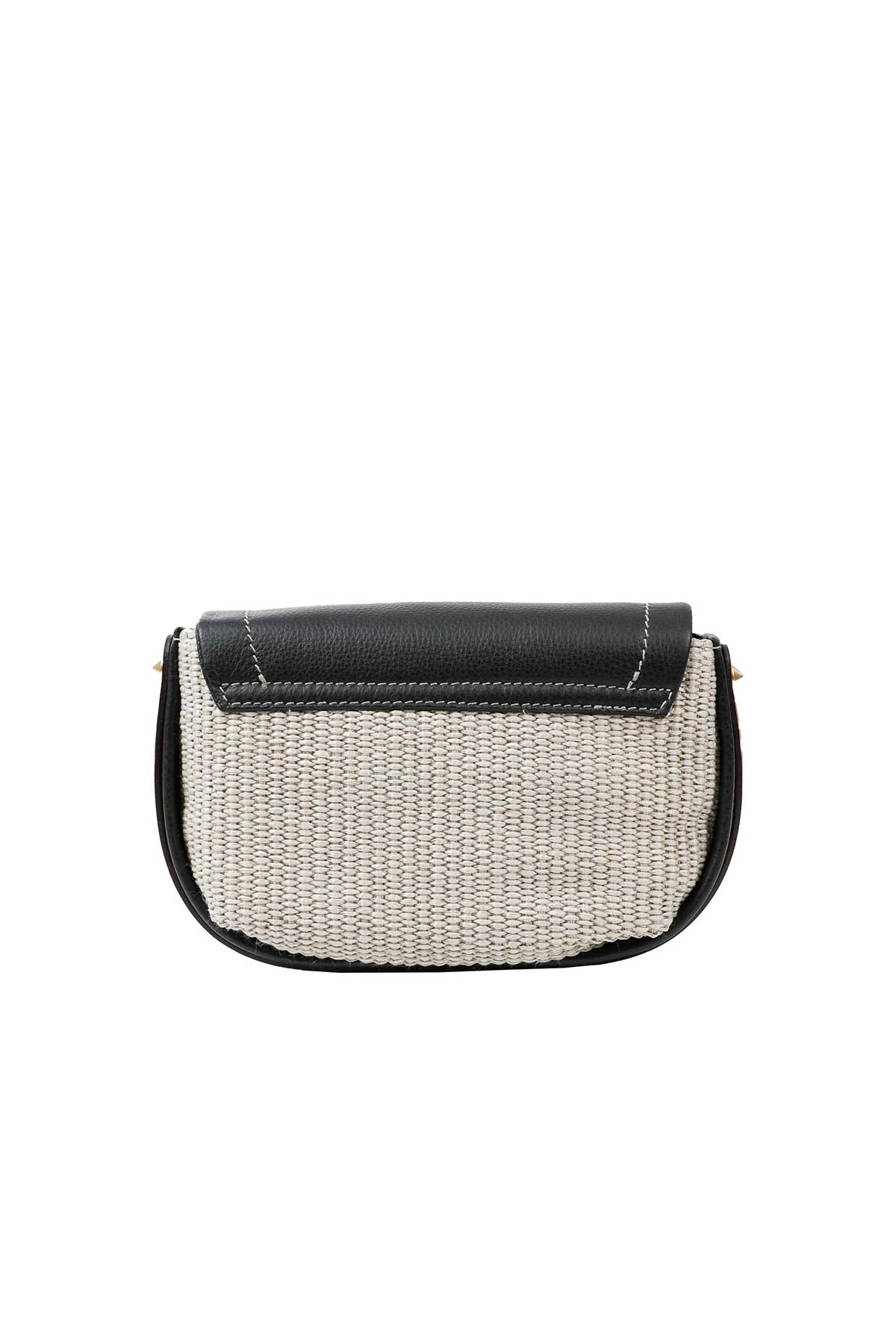 Gianni Chiarini Diana Deri Kapaklı Hasır Çanta-Libas Trendy Fashion Store