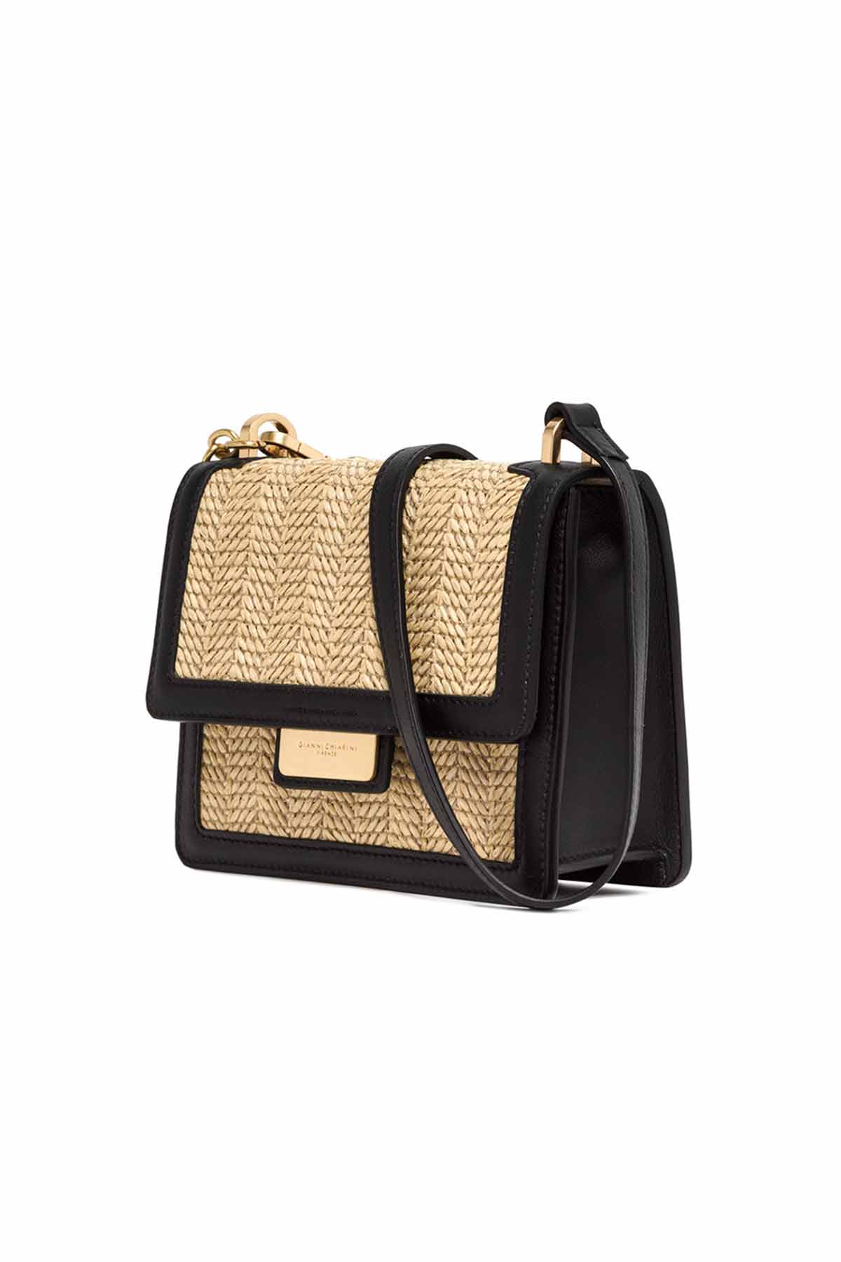 Gianni Chiarini Deri Detaylı Hasır Örgü Teresa Çanta-Libas Trendy Fashion Store