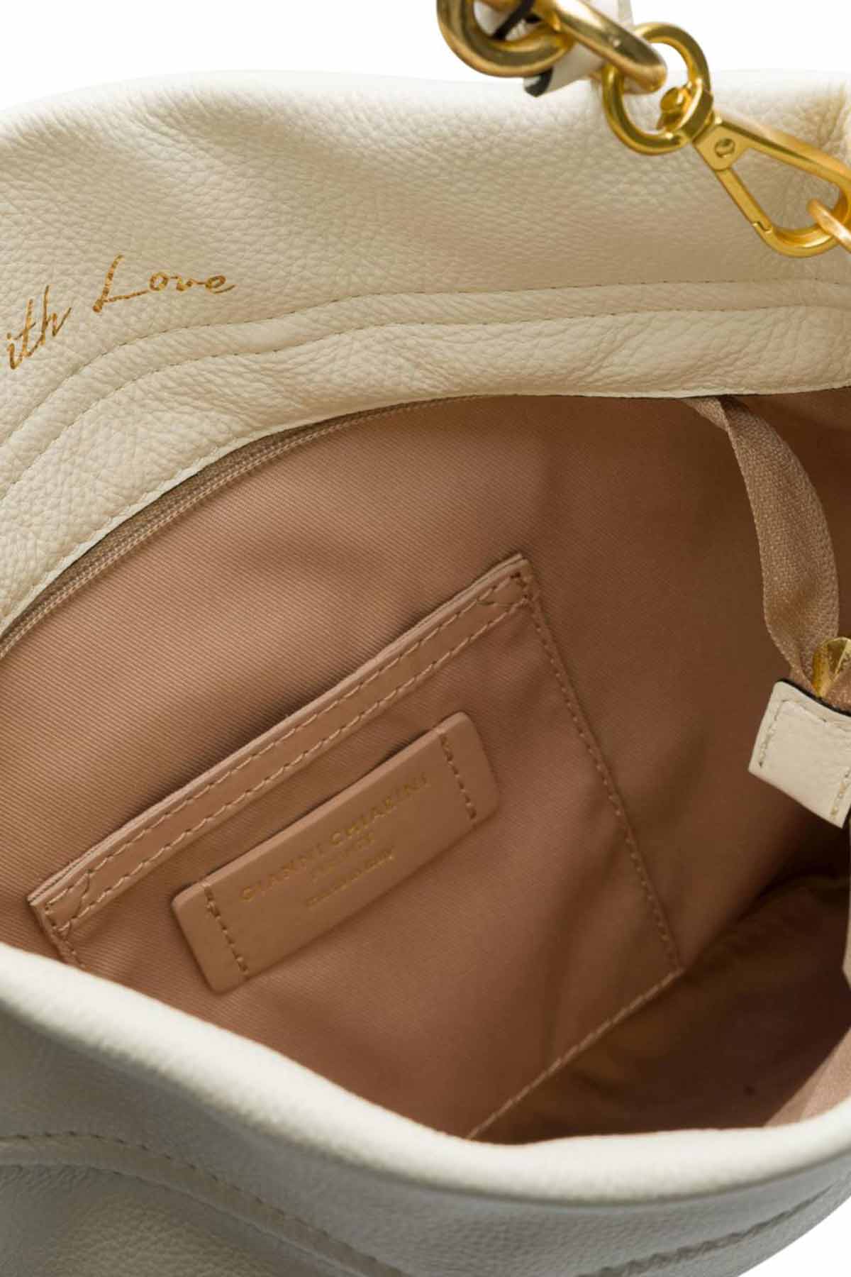 Gianni Chiarini Örgü Detaylı Deri Çanta-Libas Trendy Fashion Store