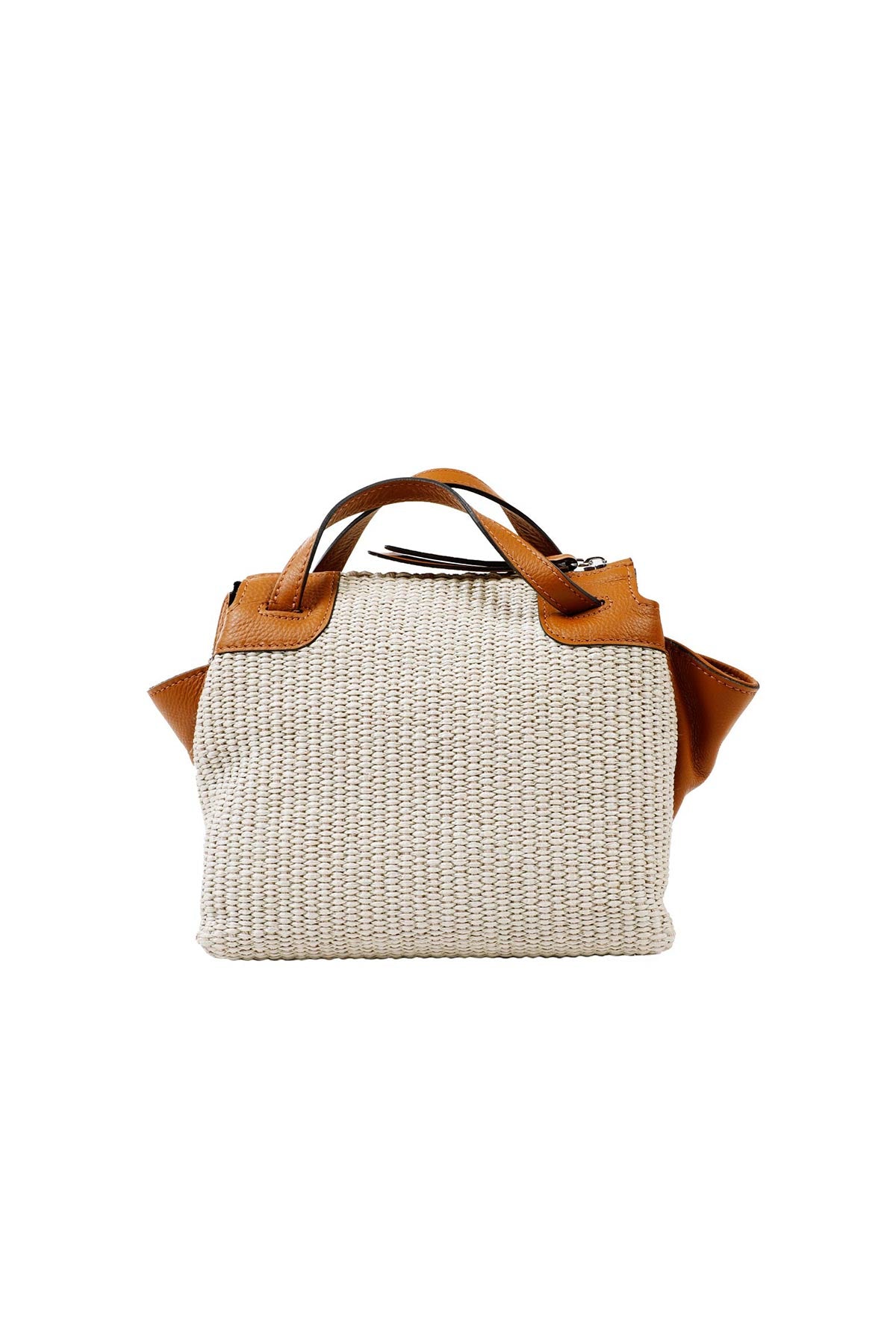 Gianni Chiarini Deri Detaylı Hasır Çanta-Libas Trendy Fashion Store