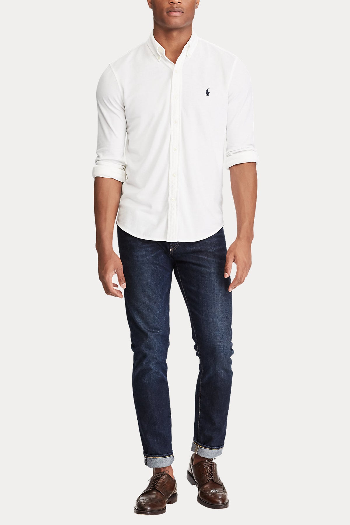 Polo Ralph Lauren Custom Fit Featherweight Mesh Gömlek-Libas Trendy Fashion Store