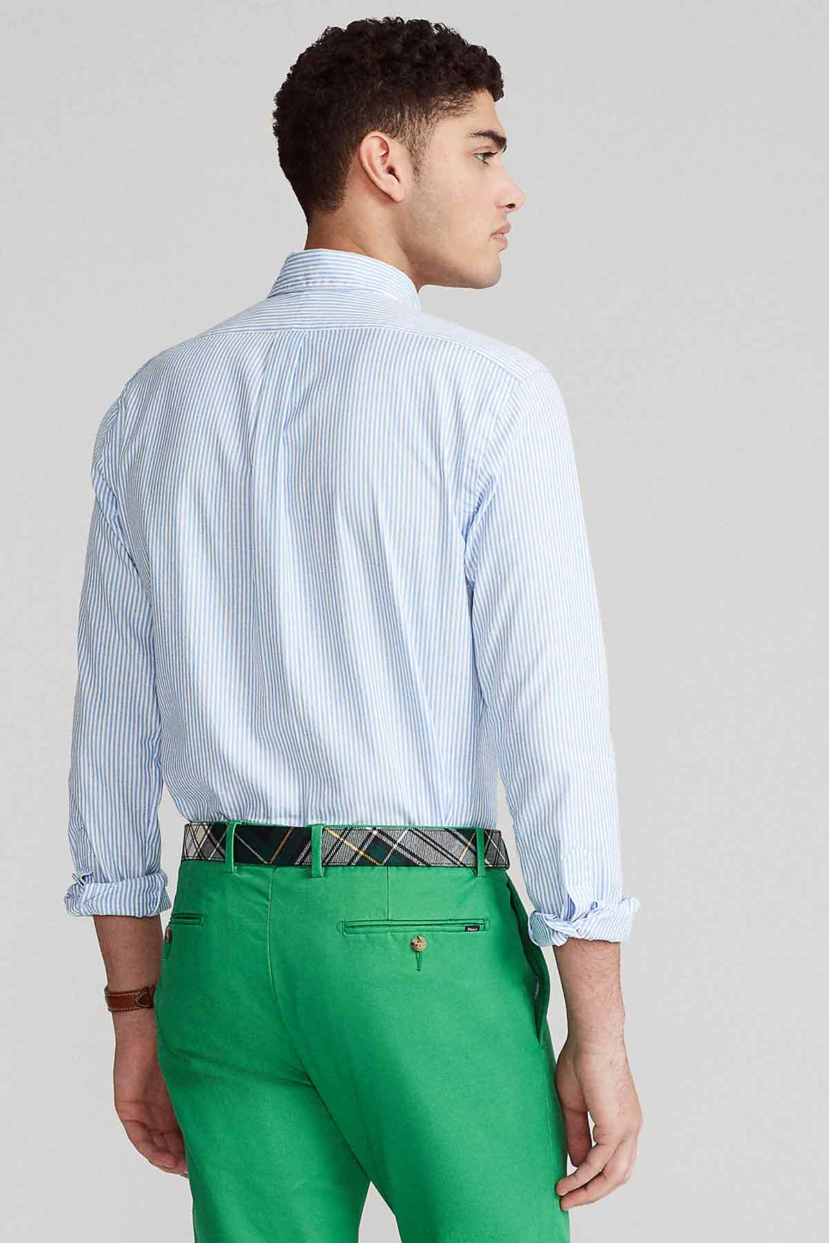 Polo Ralph Lauren Custom Fit Çizgili Oxford Gömlek-Libas Trendy Fashion Store