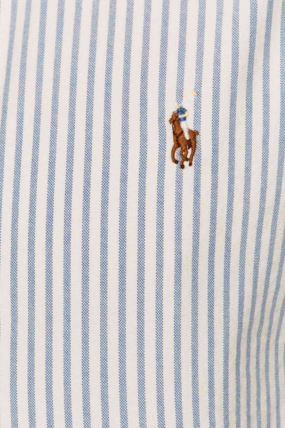 Polo Ralph Lauren Slim Fit Çizgili Oxford Gömlek-Libas Trendy Fashion Store