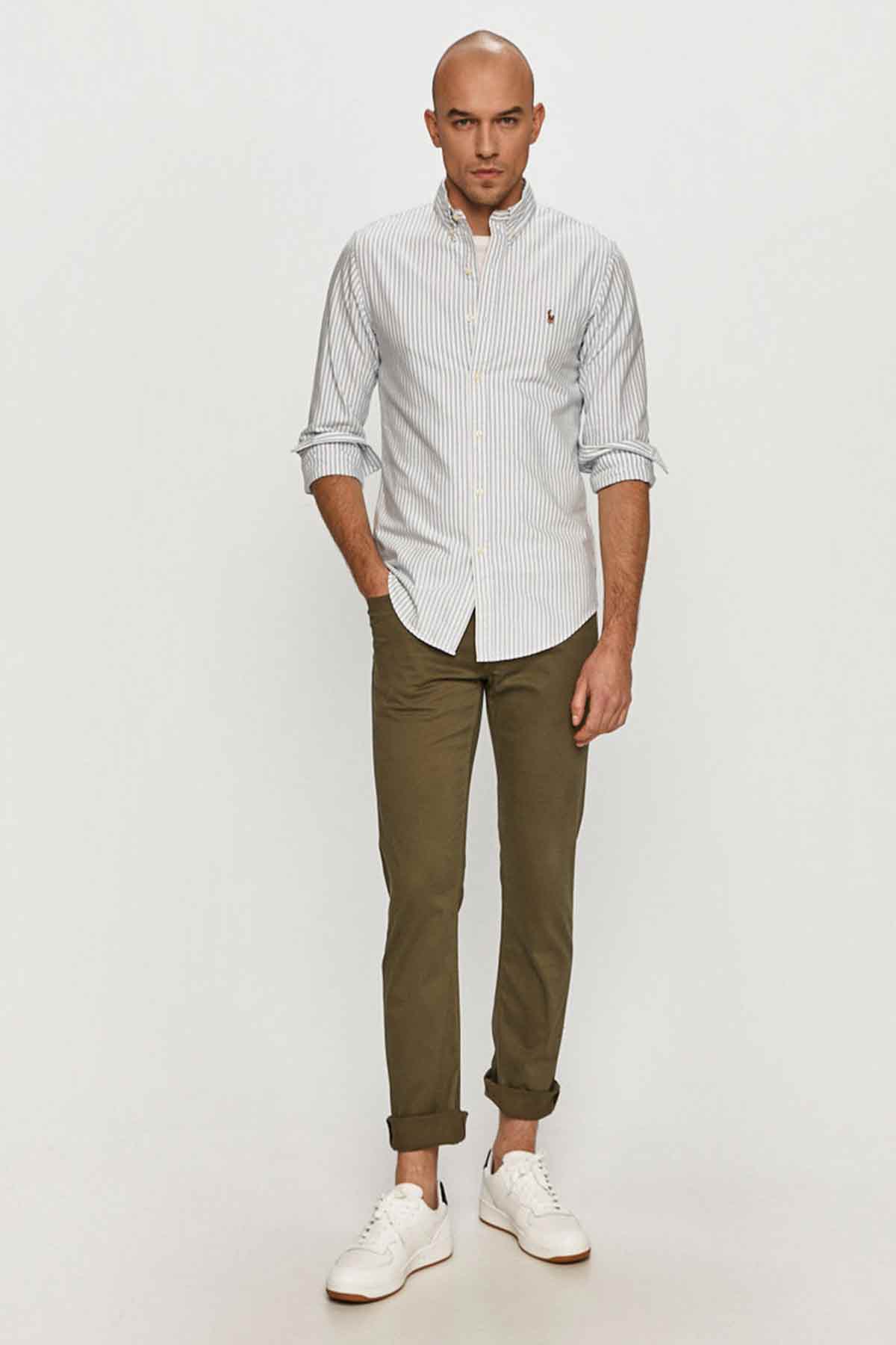 Polo Ralph Lauren Slim Fit Çizgili Oxford Gömlek-Libas Trendy Fashion Store