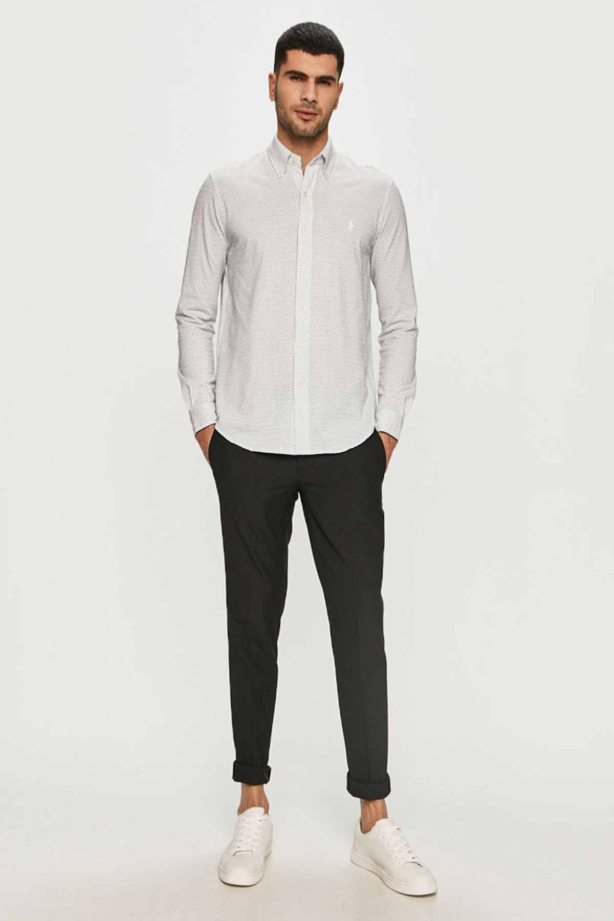 Polo Ralph Lauren Custom Fit Featherweight Mesh Gömlek-Libas Trendy Fashion Store