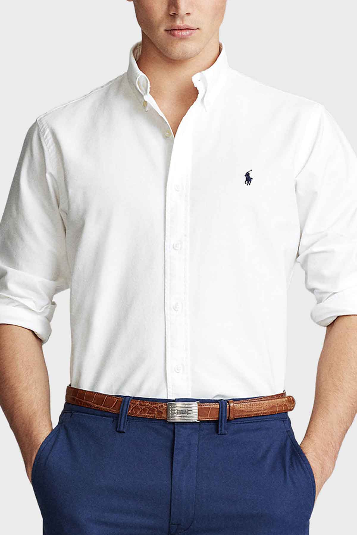 Polo Ralph Lauren Custom Fit Yıkamalı Oxford Gömlek-Libas Trendy Fashion Store
