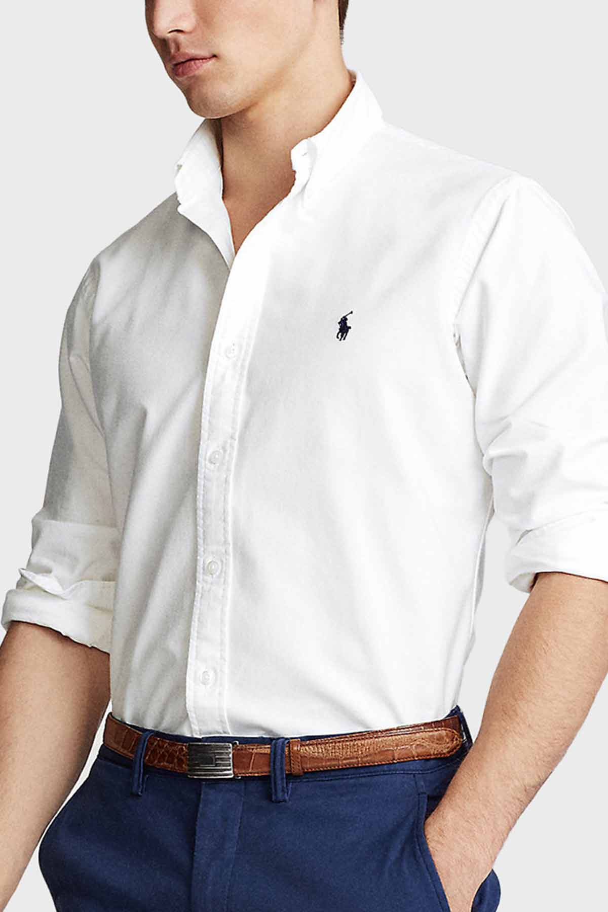 Polo Ralph Lauren Custom Fit Yıkamalı Oxford Gömlek-Libas Trendy Fashion Store