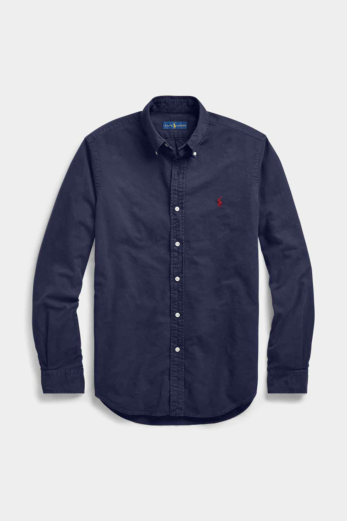Polo Ralph Lauren Slim Fit Yıkamalı Oxford Gömlek-Libas Trendy Fashion Store
