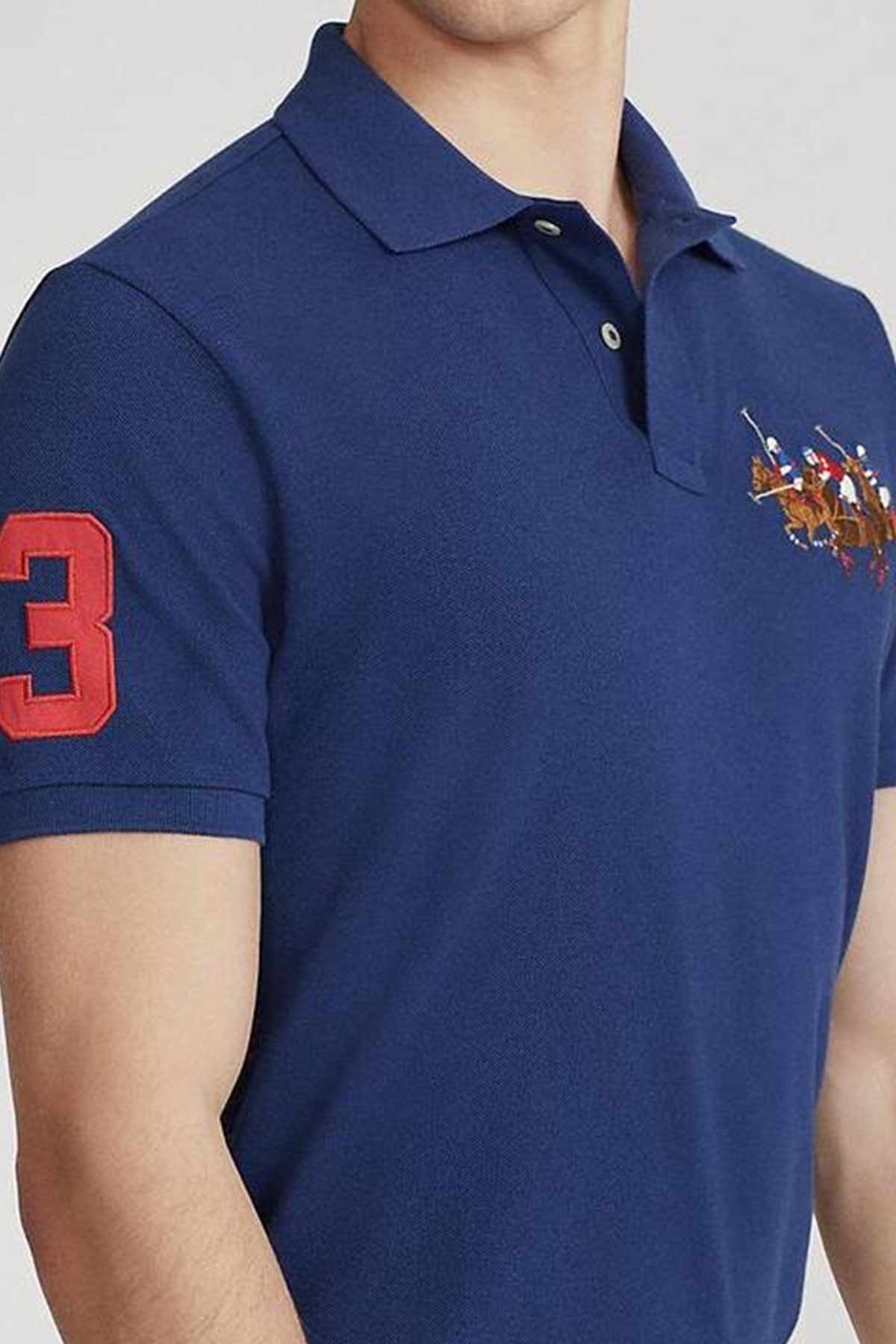 Polo Ralph Lauren Custom Slim Fit Triple Pony T-shirt-Libas Trendy Fashion Store