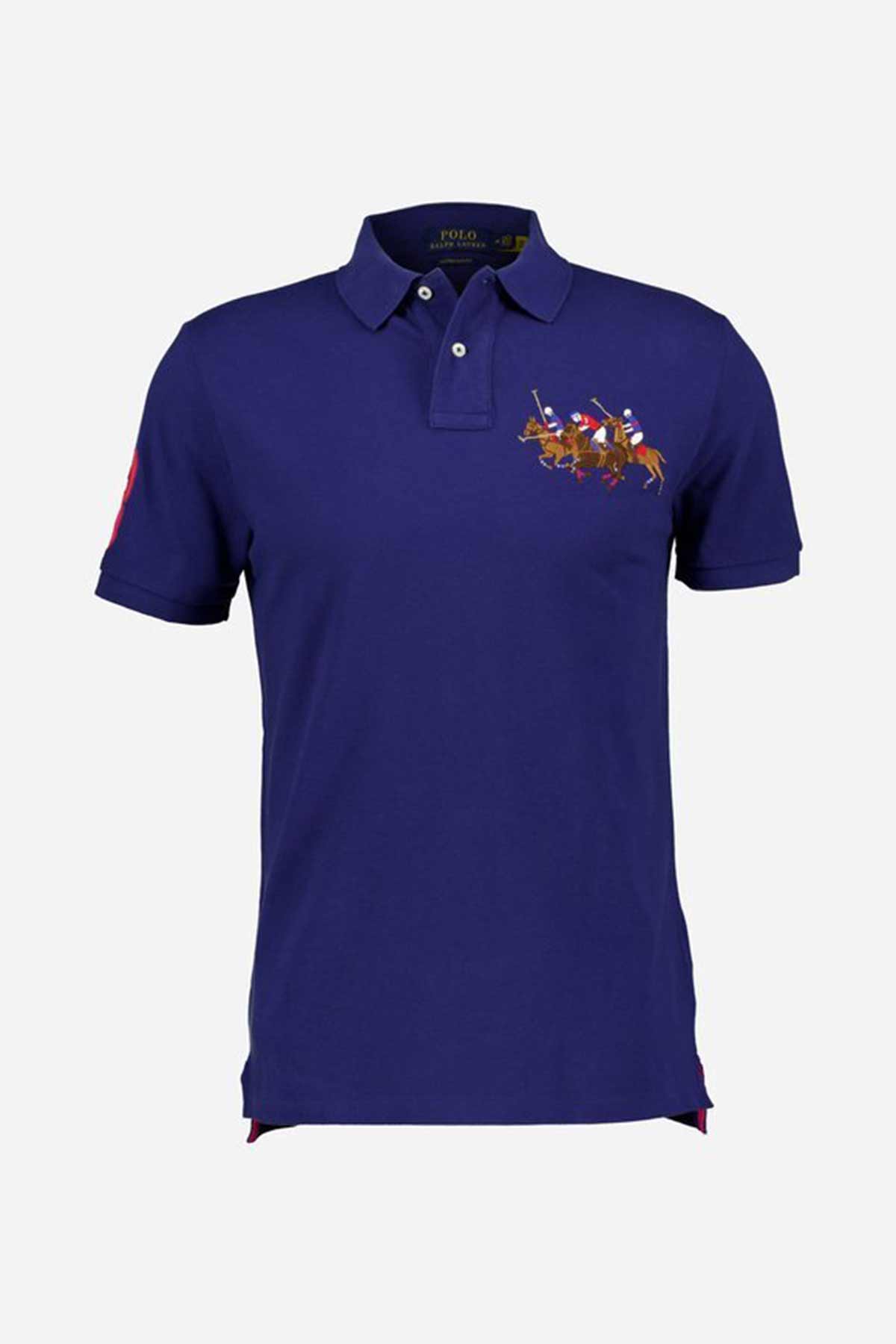 Polo Ralph Lauren Custom Slim Fit Triple Pony T-shirt-Libas Trendy Fashion Store