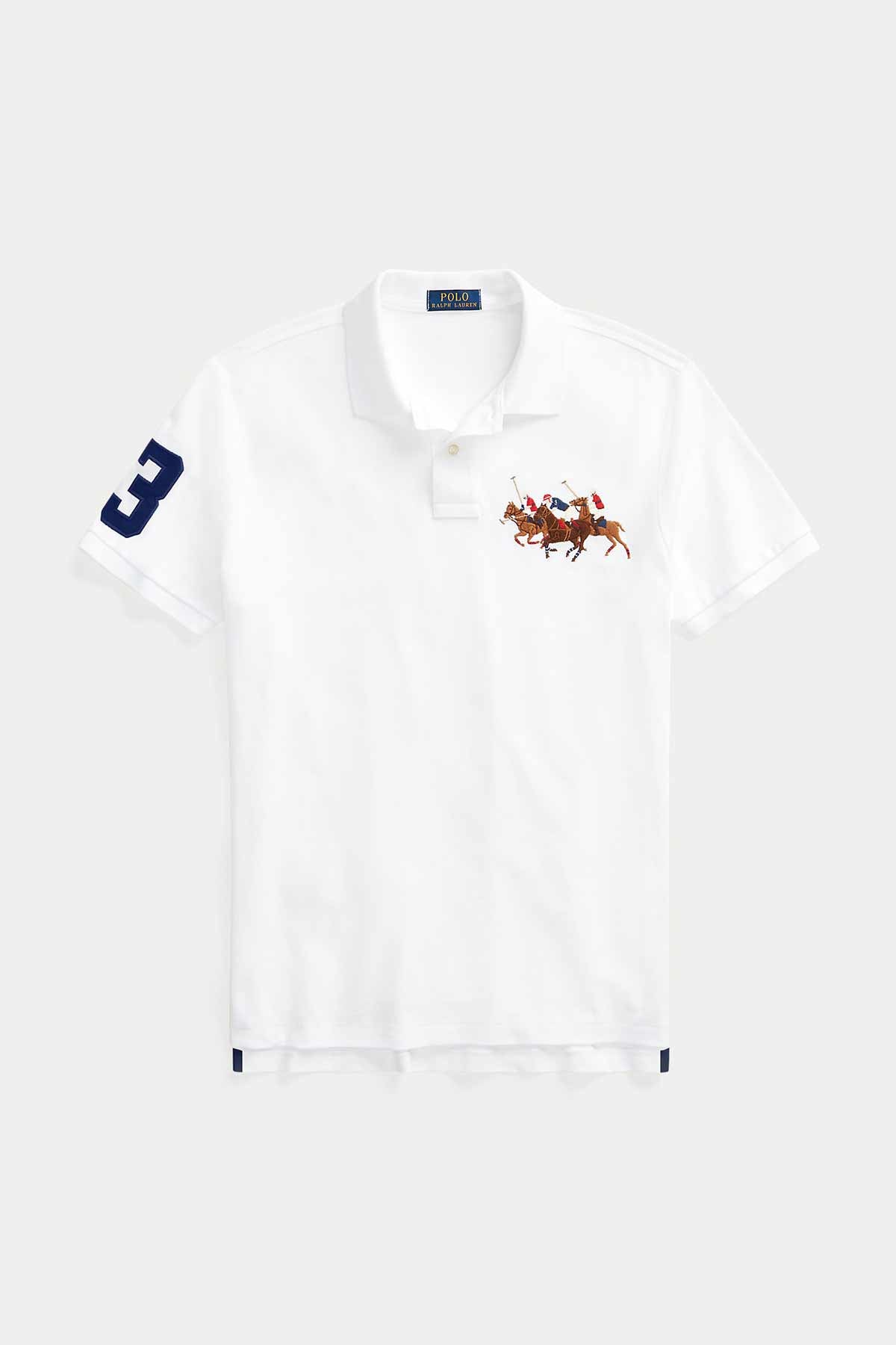 Polo Ralph Lauren Custom Slim Fit Triple Pony T-shirt-Libas Trendy Fashion Store