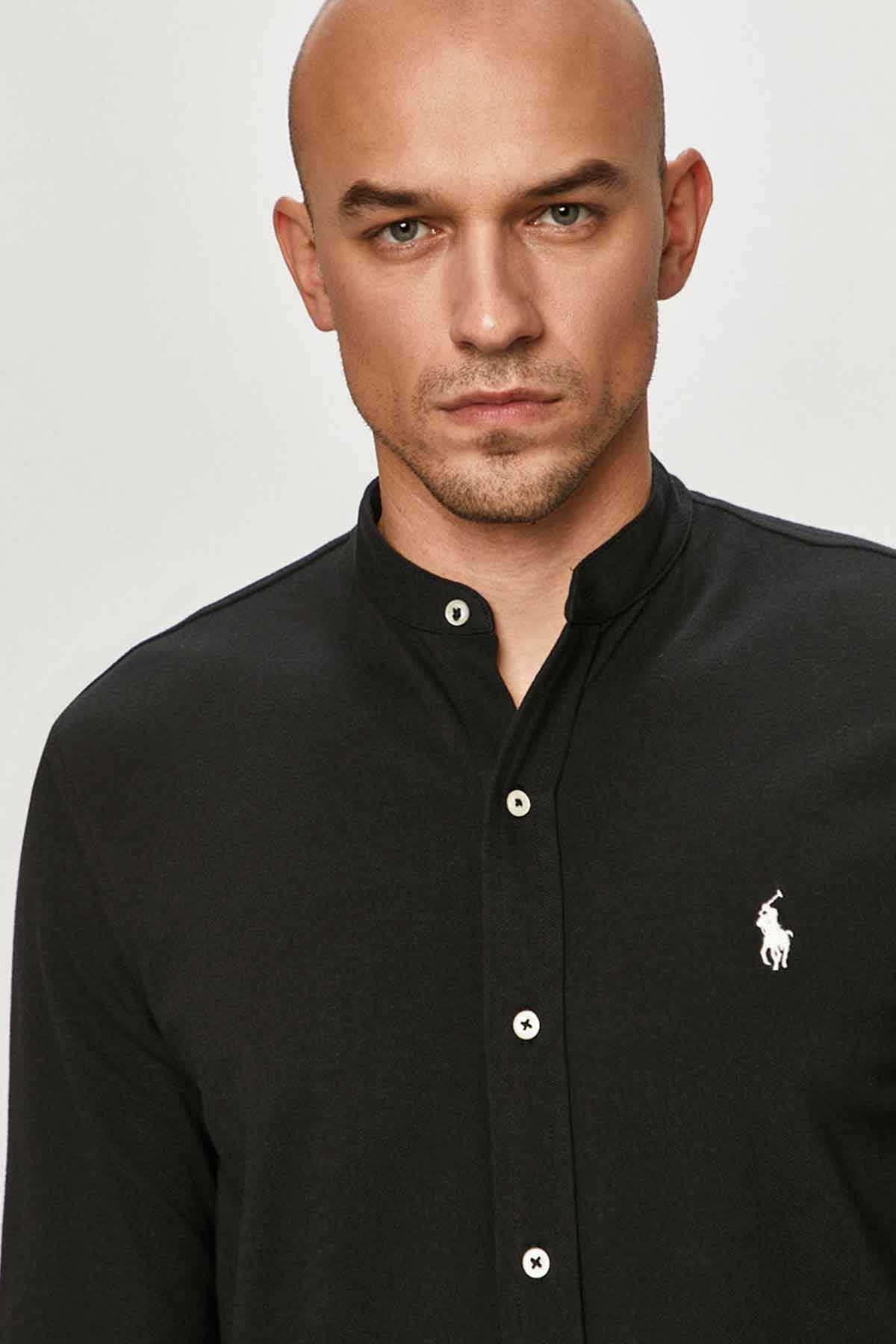 Polo Ralph Lauren Custom Fit Featherweight Mesh Hakim Yaka Gömlek-Libas Trendy Fashion Store