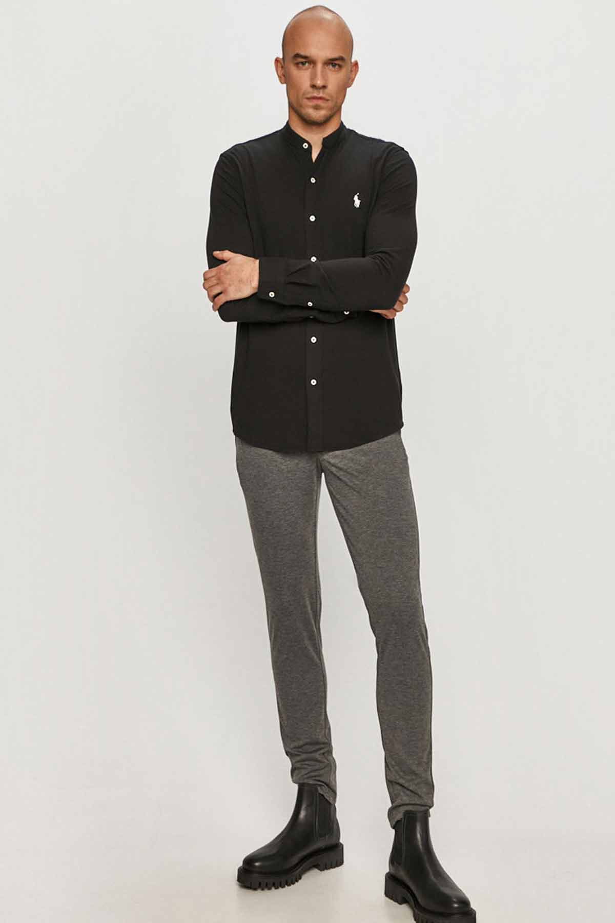 Polo Ralph Lauren Custom Fit Featherweight Mesh Hakim Yaka Gömlek-Libas Trendy Fashion Store