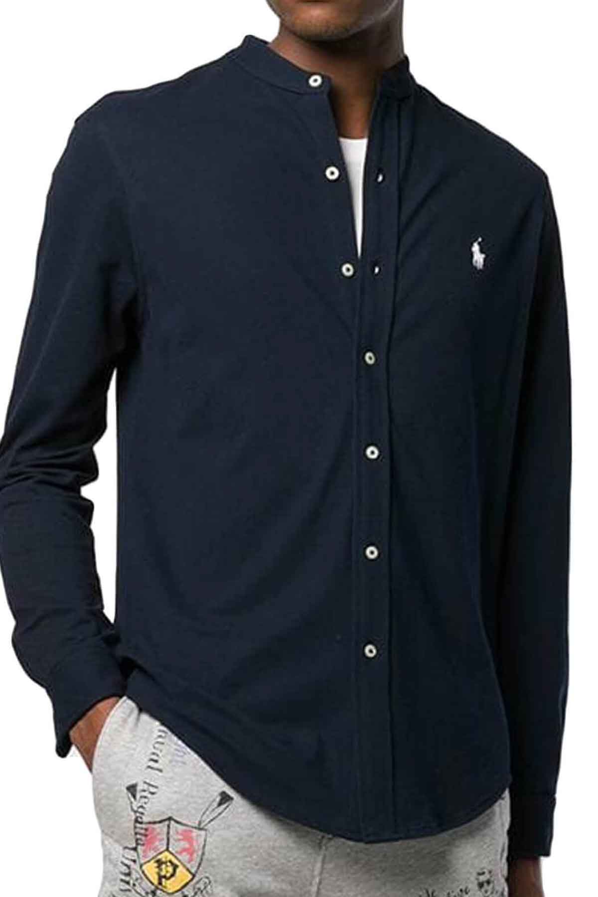 Polo Ralph Lauren Custom Fit Featherweight Mesh Hakim Yaka Gömlek-Libas Trendy Fashion Store